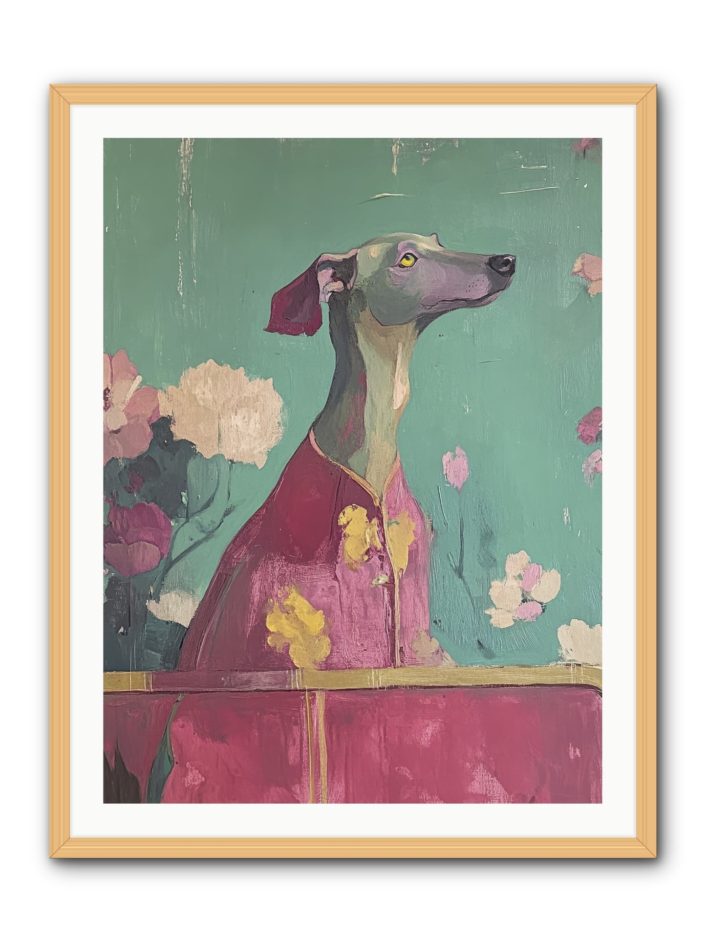 Happiness Incarnate -- Framed Print - Natural 30x40