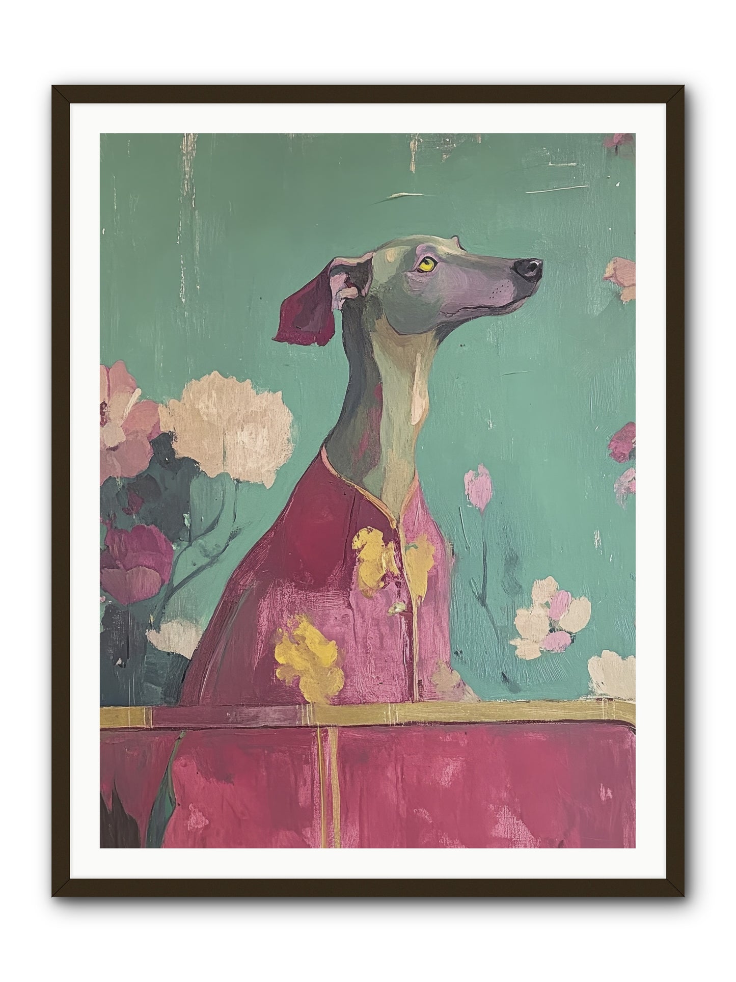 Happiness Incarnate -- Framed Print - Black 36x48