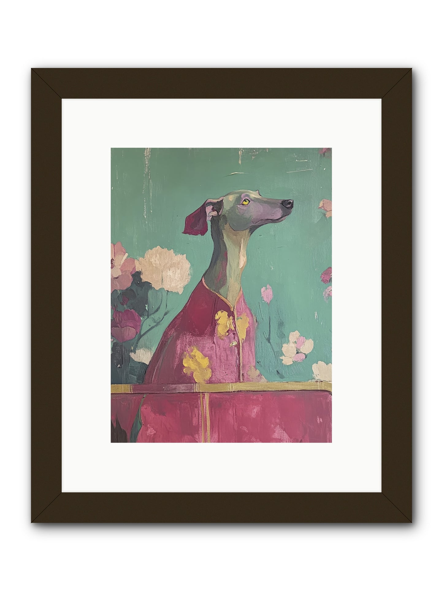 Happiness Incarnate -- Framed Print - Black 9x12