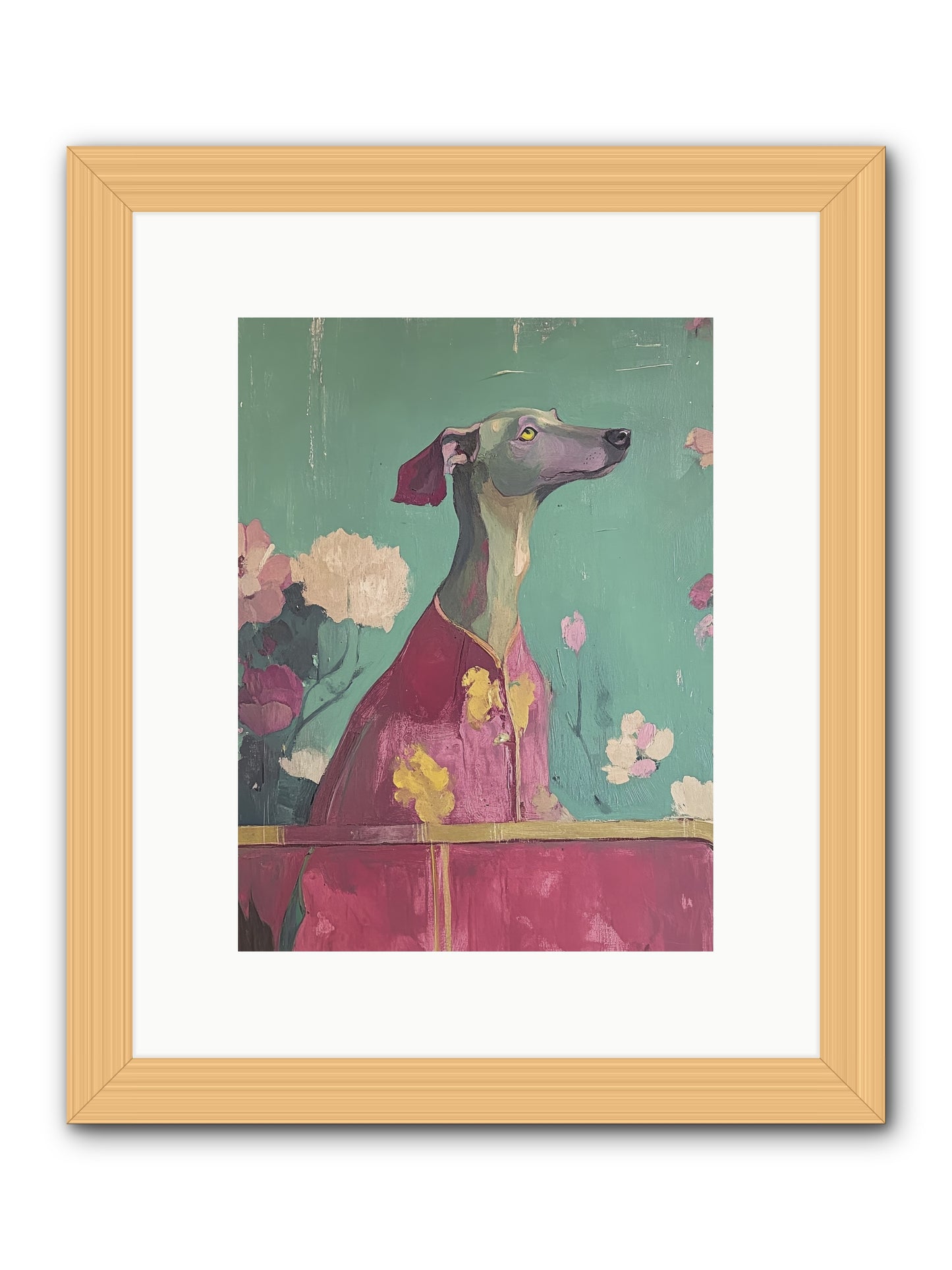 Happiness Incarnate -- Framed Print - Natural 9x12