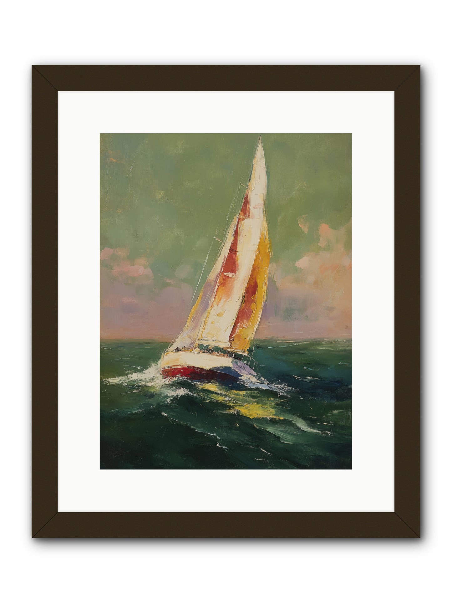 Happiness Pursued -- Framed Print - Black 12x16