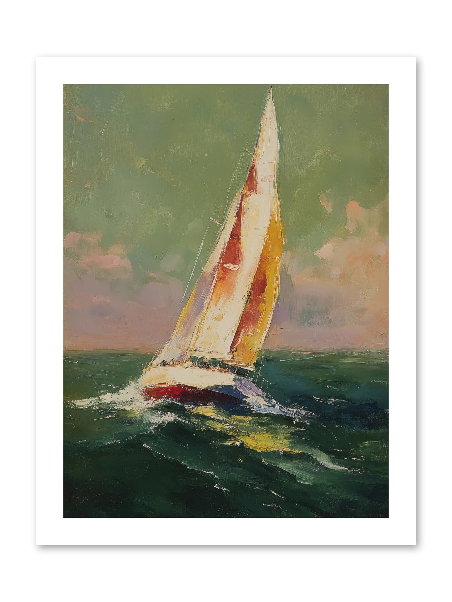 Happiness Pursued -- Loose Canvas Print 12x16
