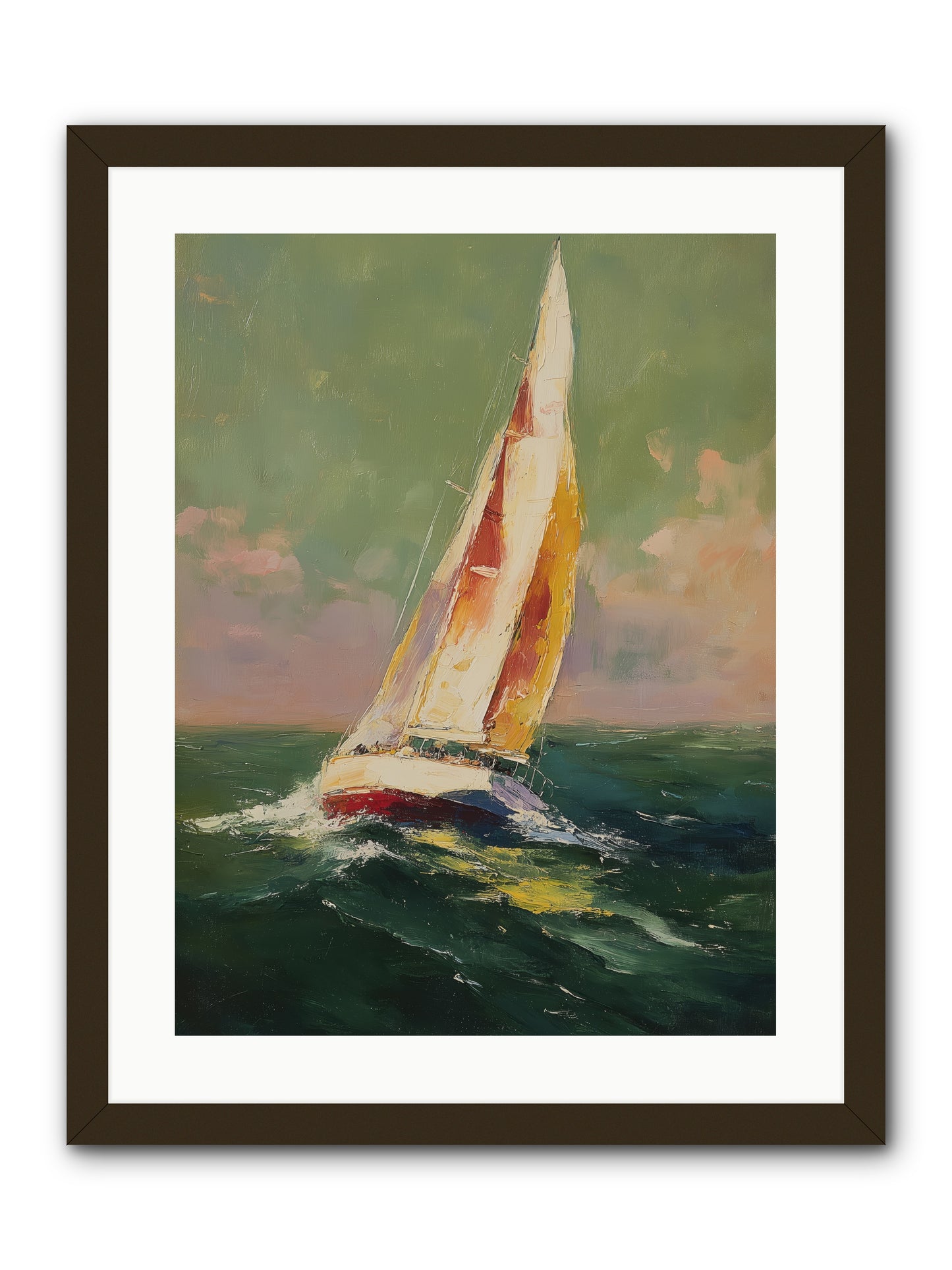 Happiness Pursued -- Framed Print - Black 18x24