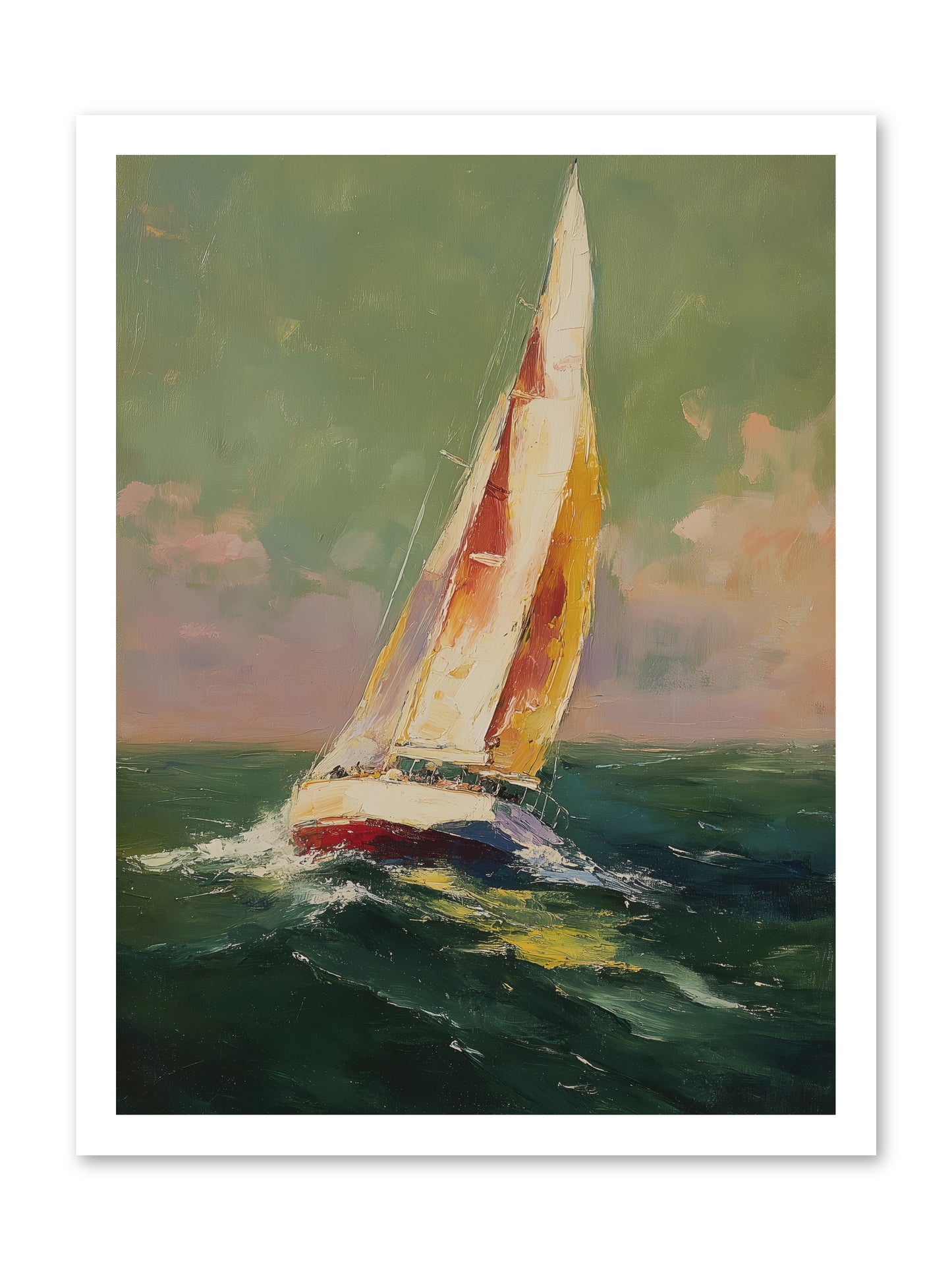 Happiness Pursued -- Loose Canvas Print 18x24