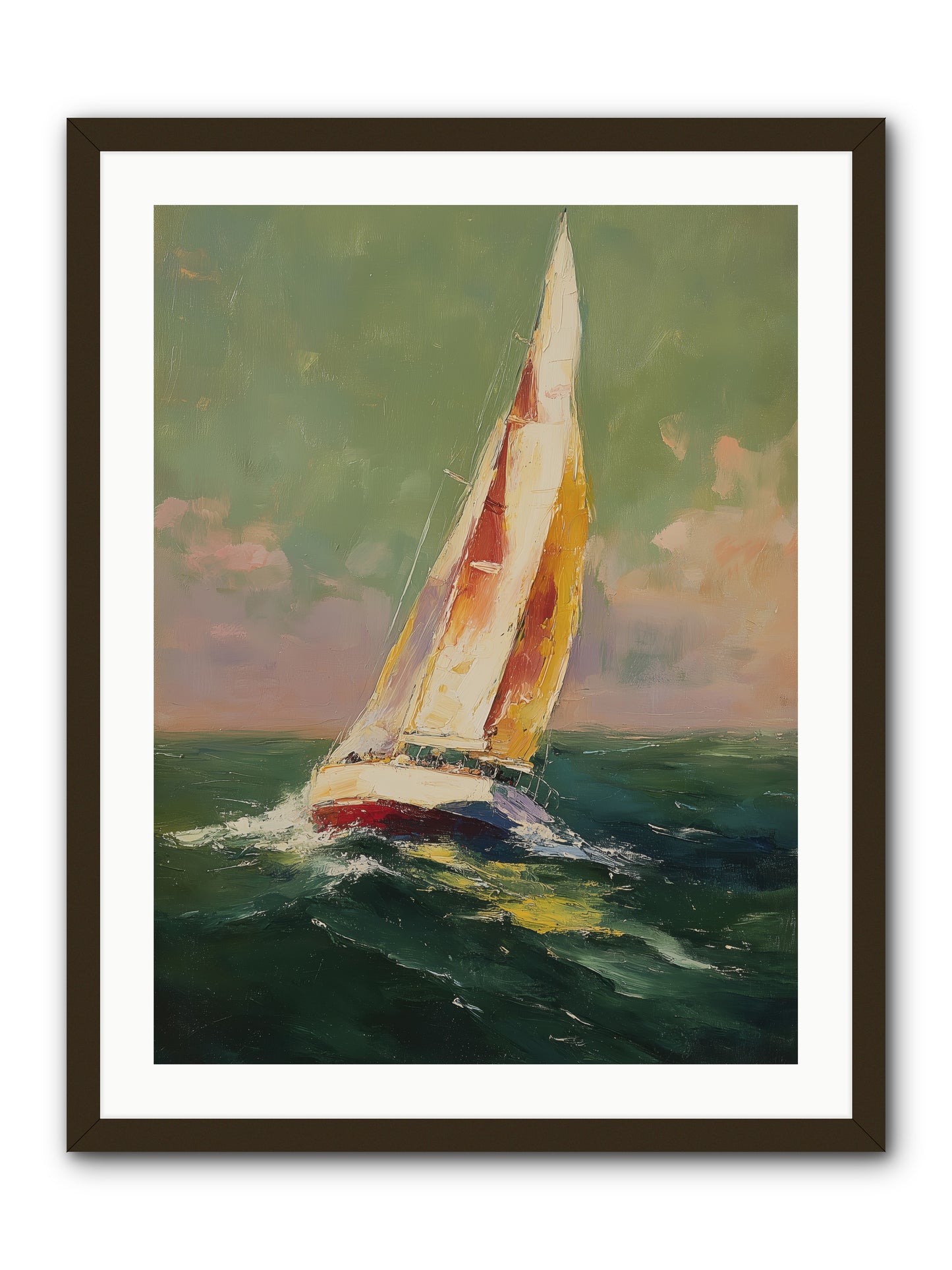 Happiness Pursued -- Framed Print - Black 24x32