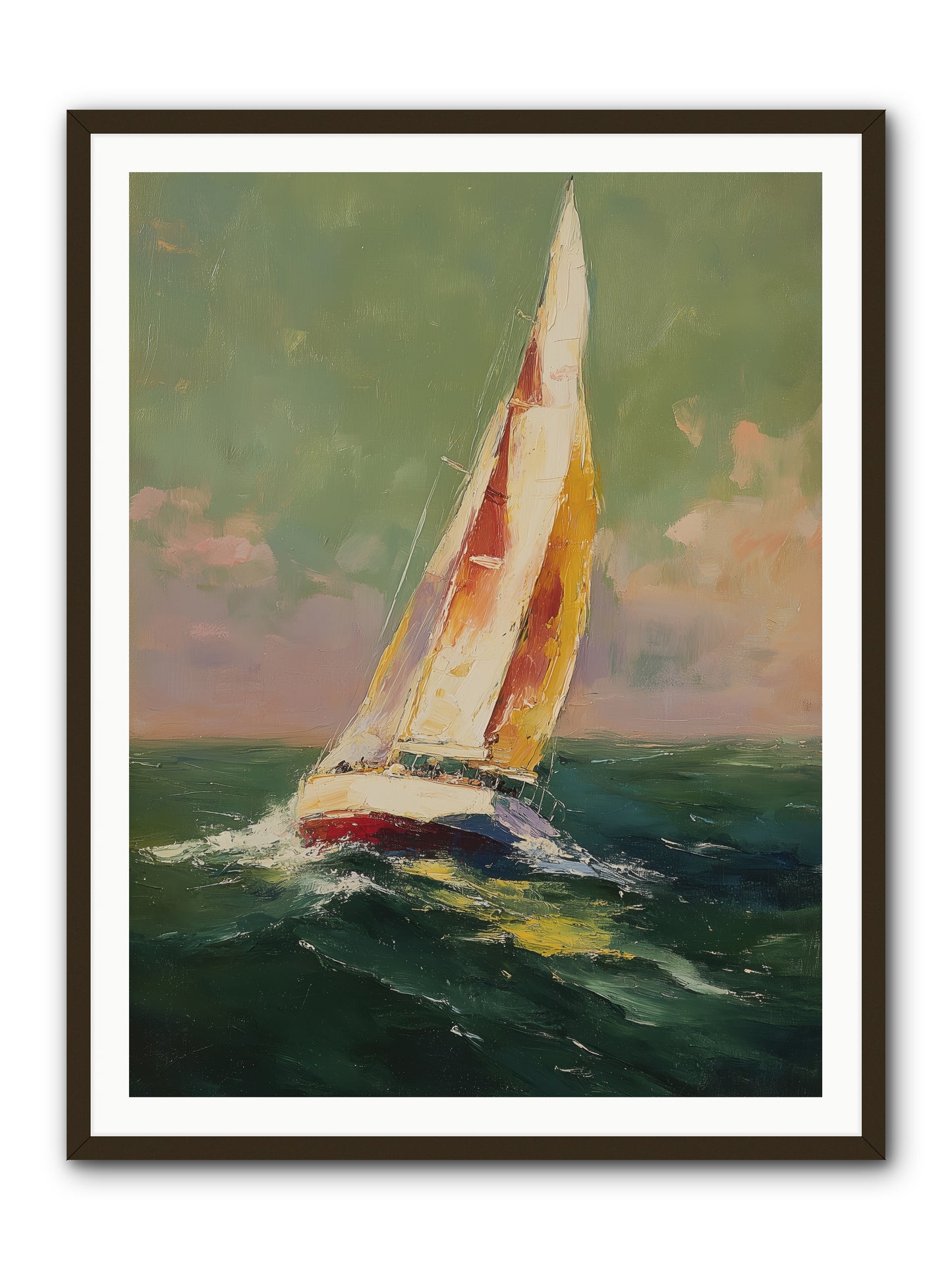 Happiness Pursued -- Framed Print - Black 36x48
