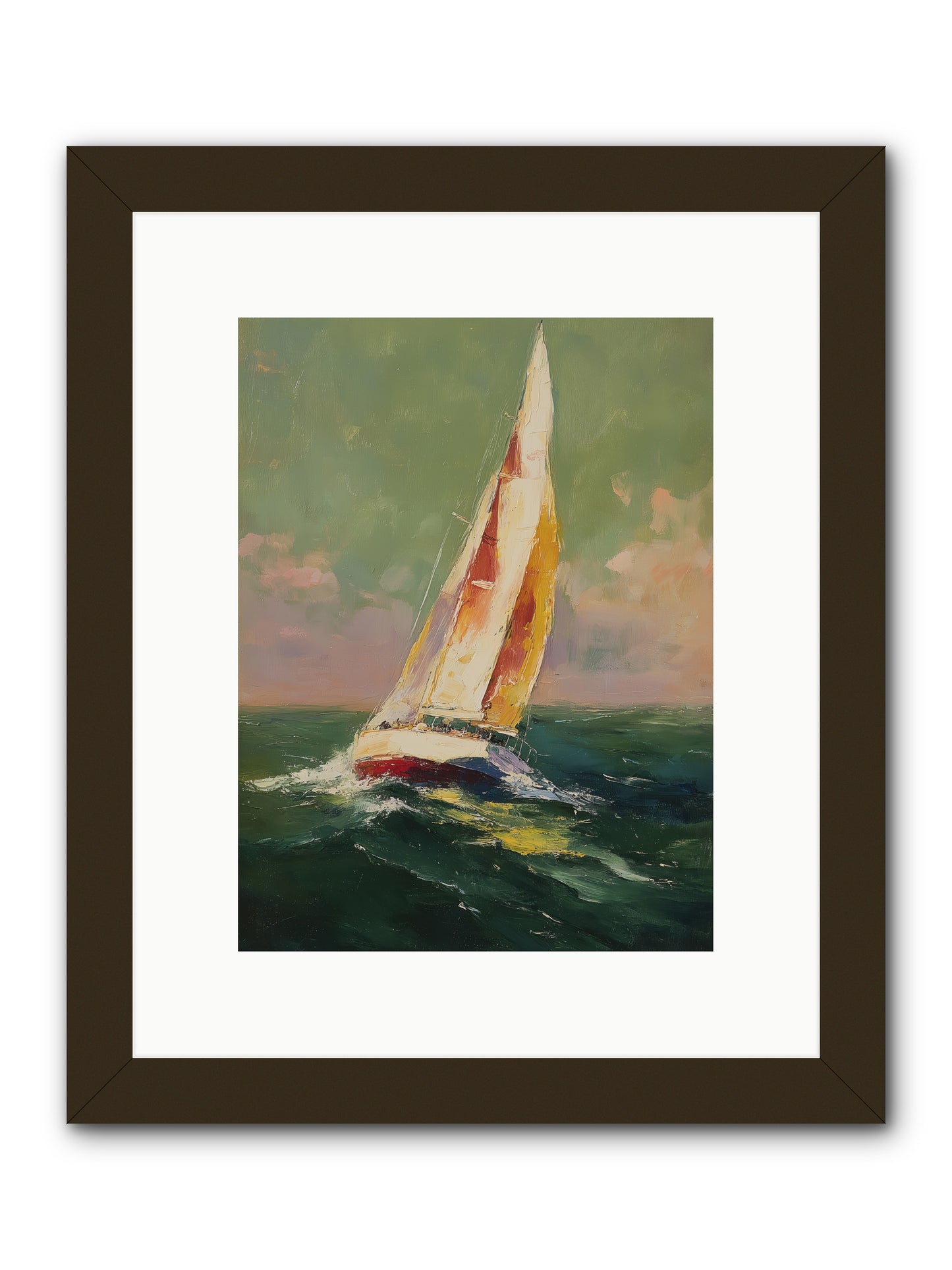 Happiness Pursued -- Framed Print - Black 9x12