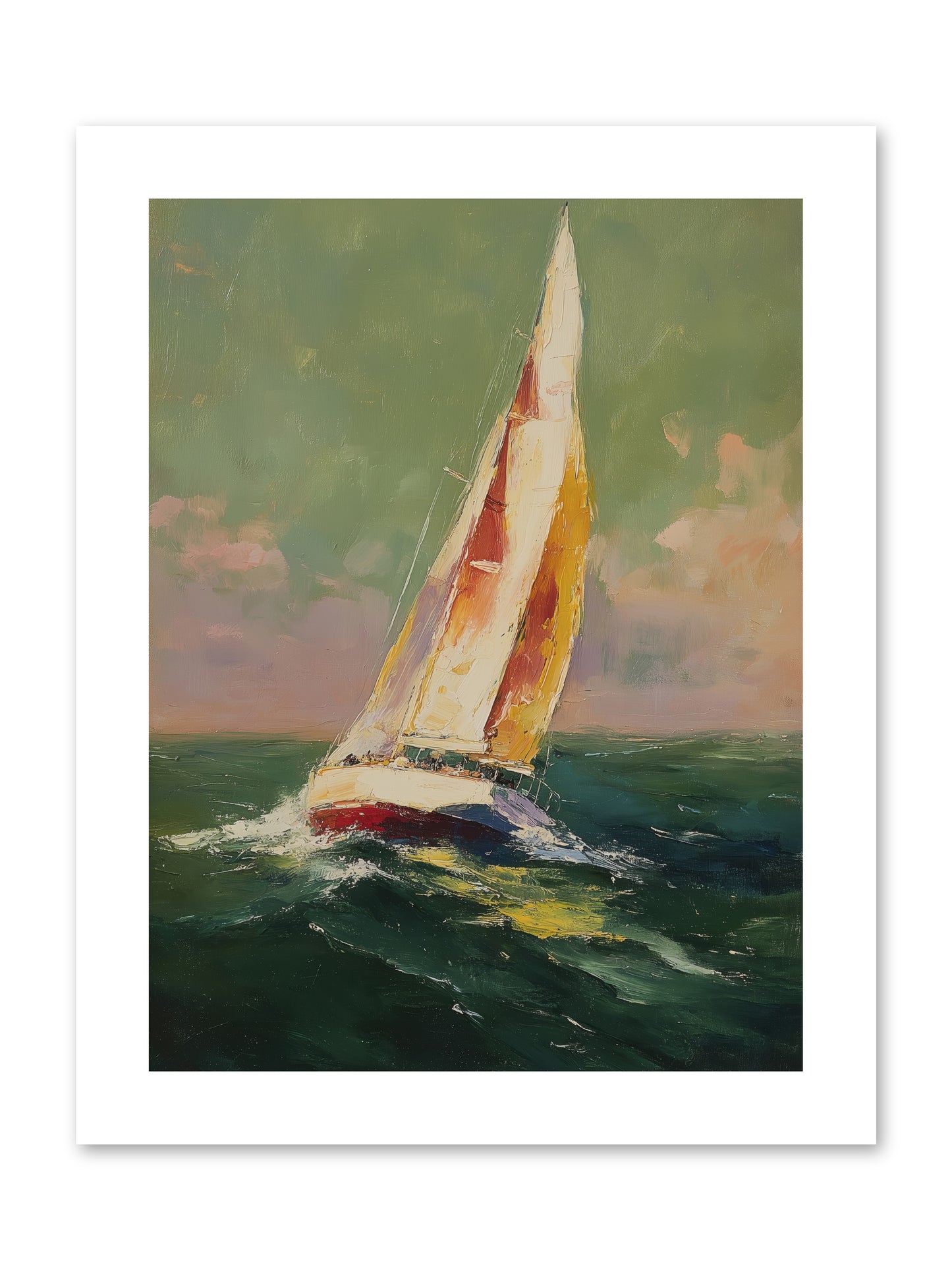 Happiness Pursued -- Loose Canvas Print 9x12