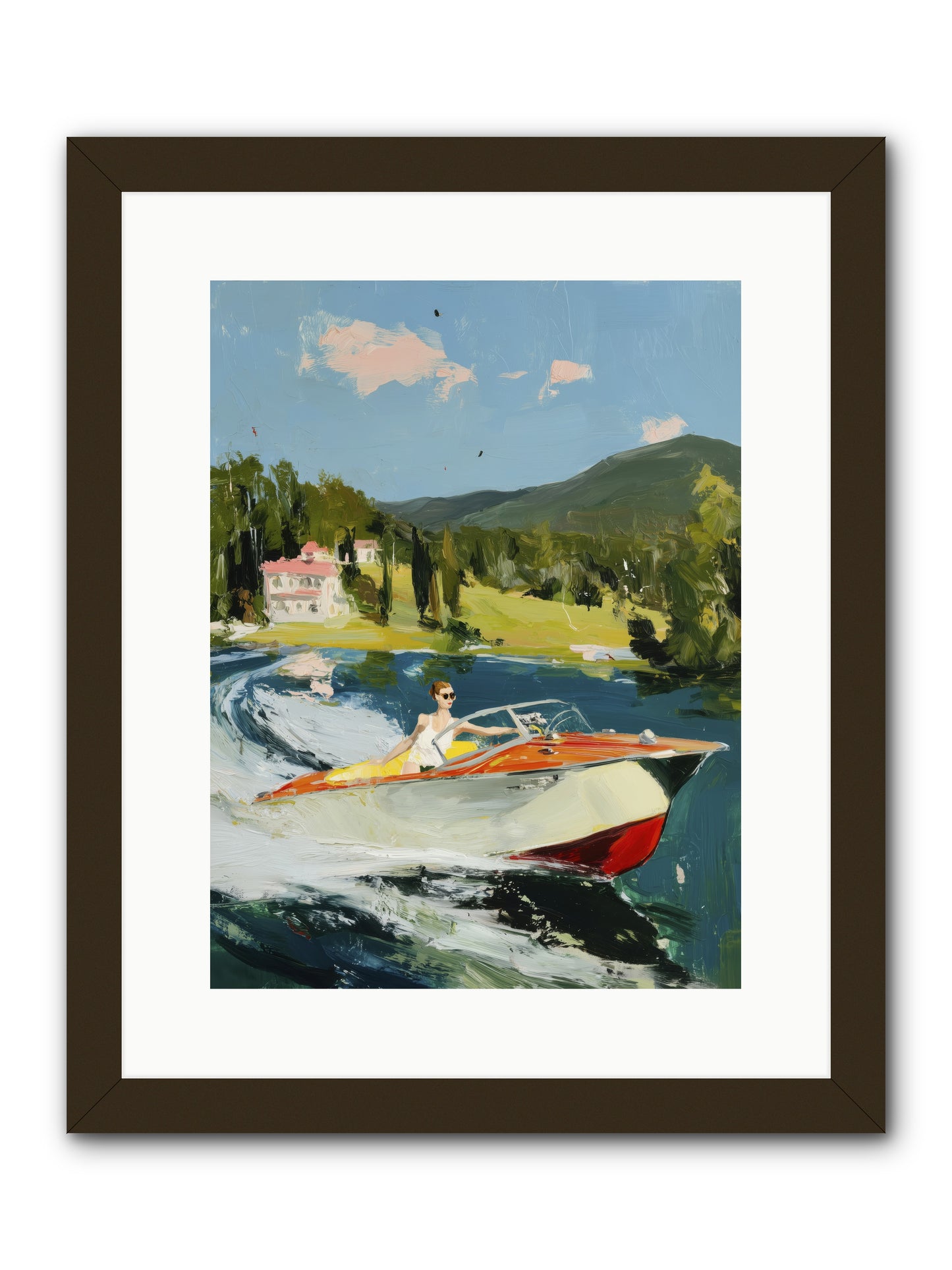 Happy Days -- Framed Print - Black 12x16