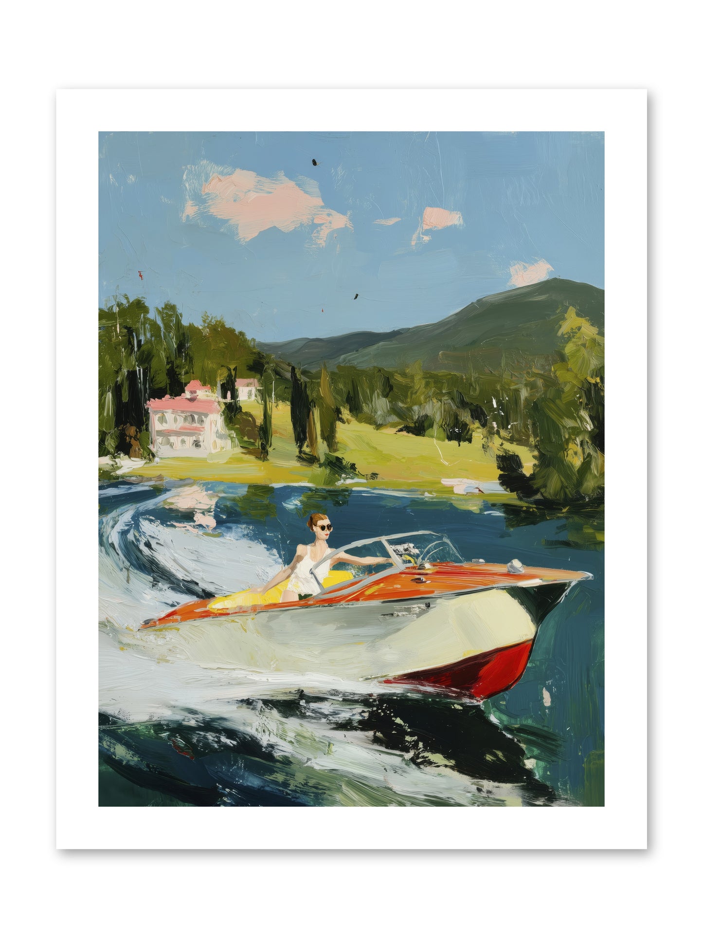 Happy Days -- Loose Canvas Print 12x16