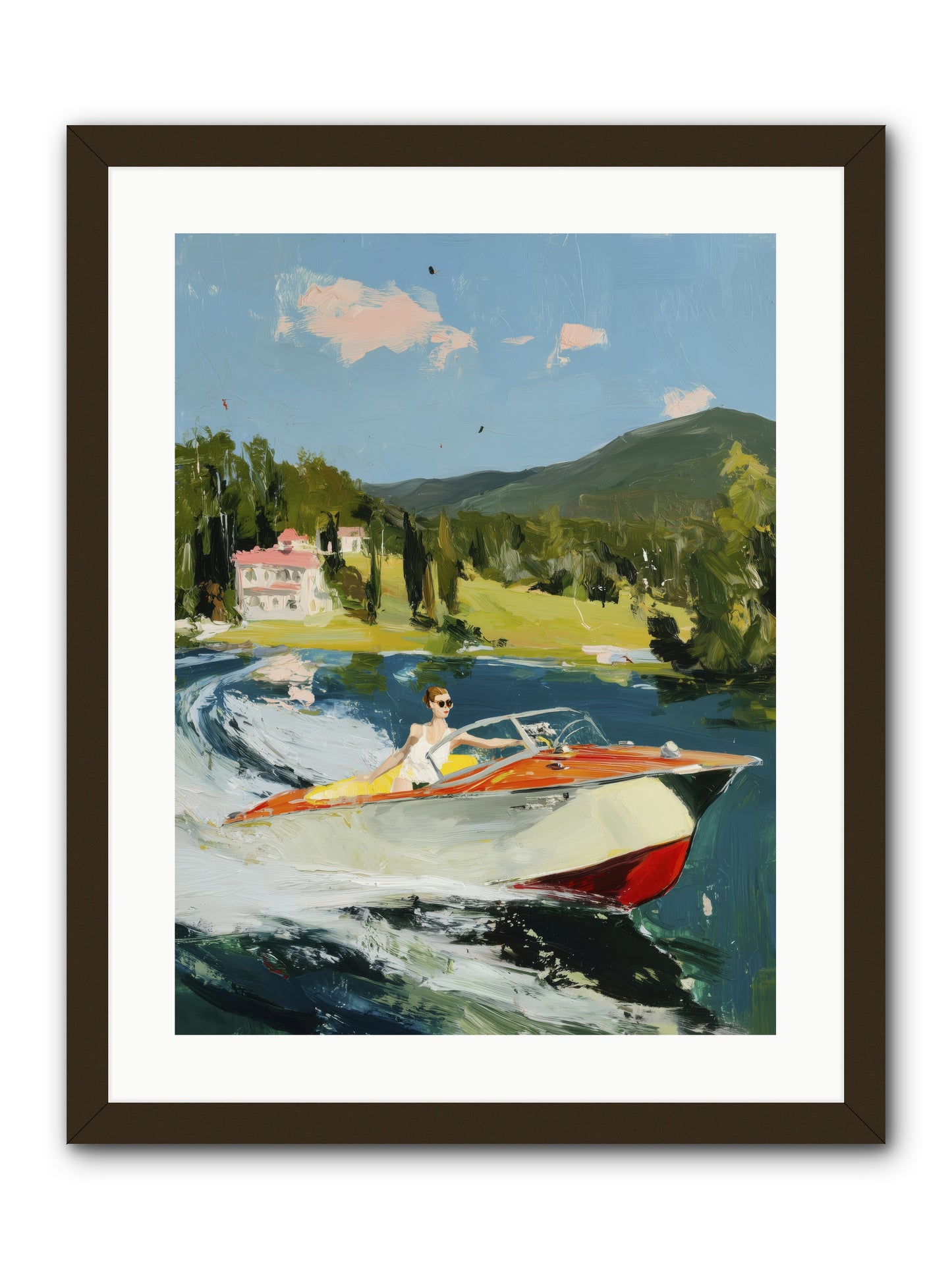 Happy Days -- Framed Print - Black 18x24