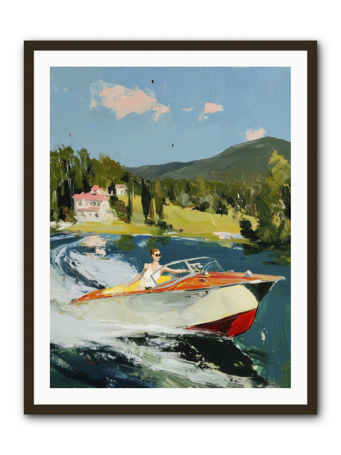 Happy Days -- Framed Print - Black 30x40