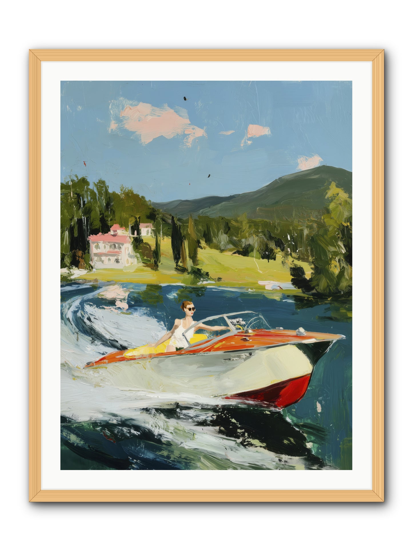 Happy Days -- Framed Print - Natural 30x40