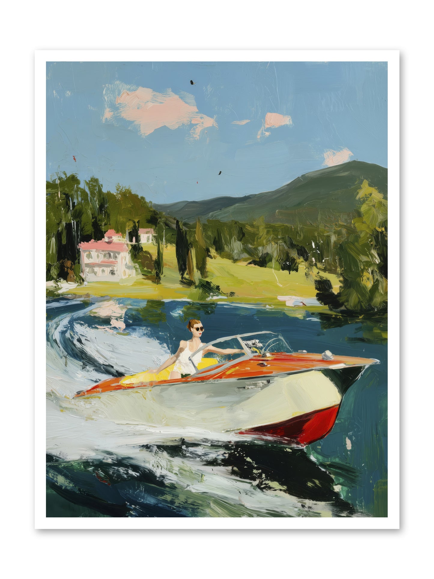 Happy Days -- Loose Canvas Print 30x40
