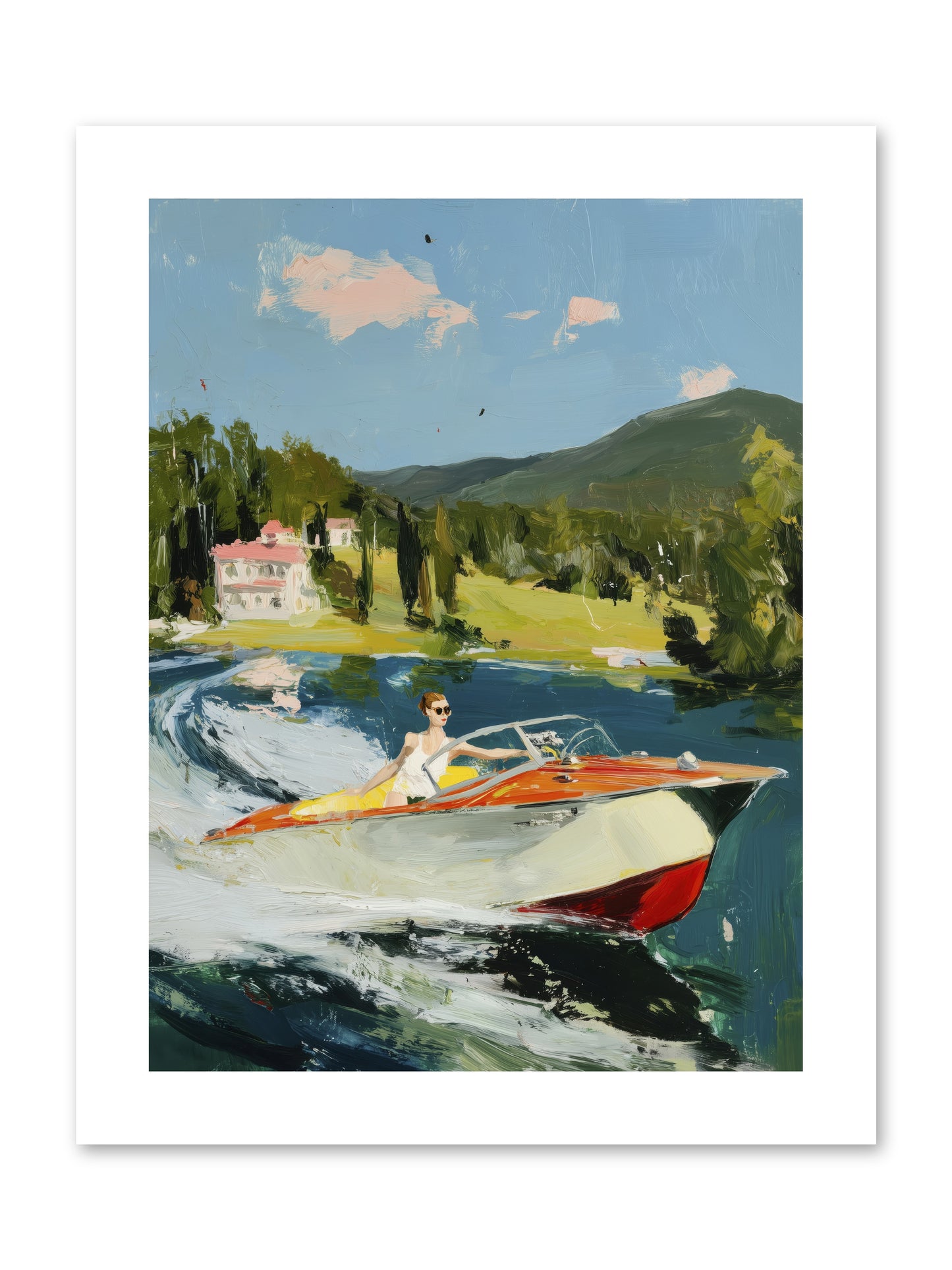 Happy Days -- Loose Canvas Print 9x12