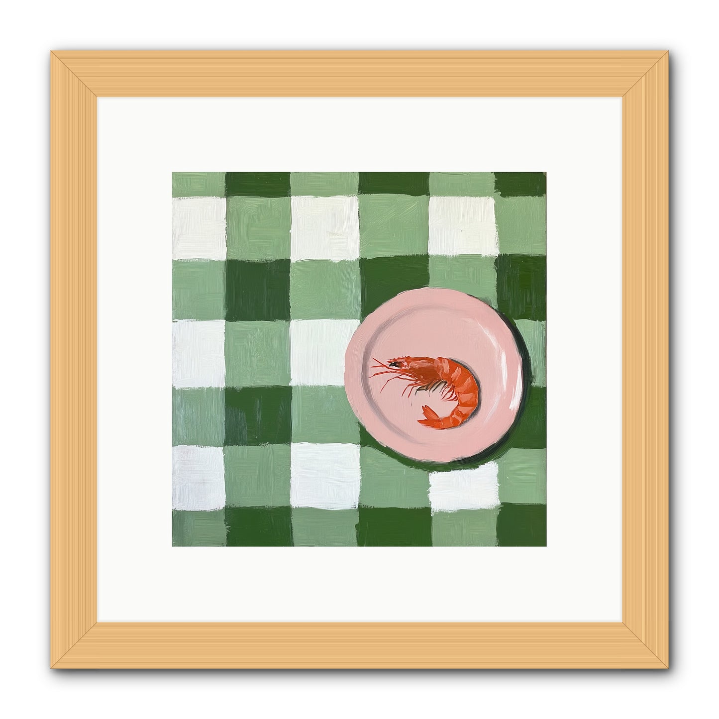 Harbor Prize -- Framed Print - Natural 10x10