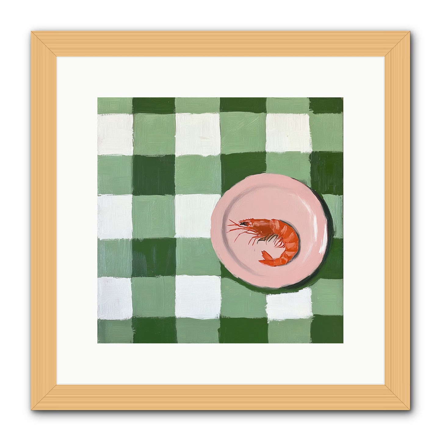 Harbor Prize -- Framed Print - Natural 12x12