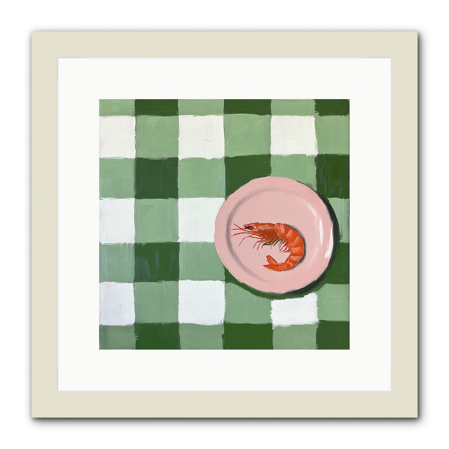 Harbor Prize -- Framed Print - White 12x12