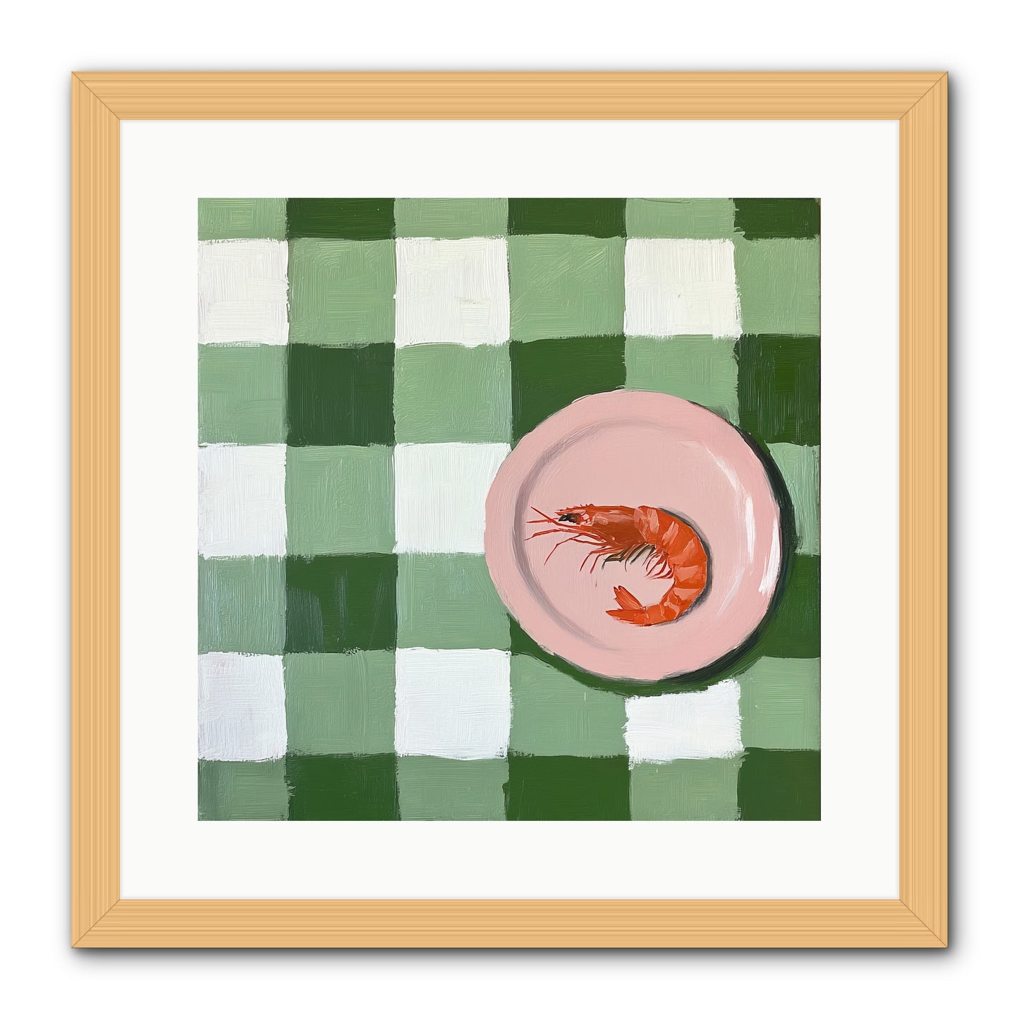 Harbor Prize -- Framed Print - Natural 16x16