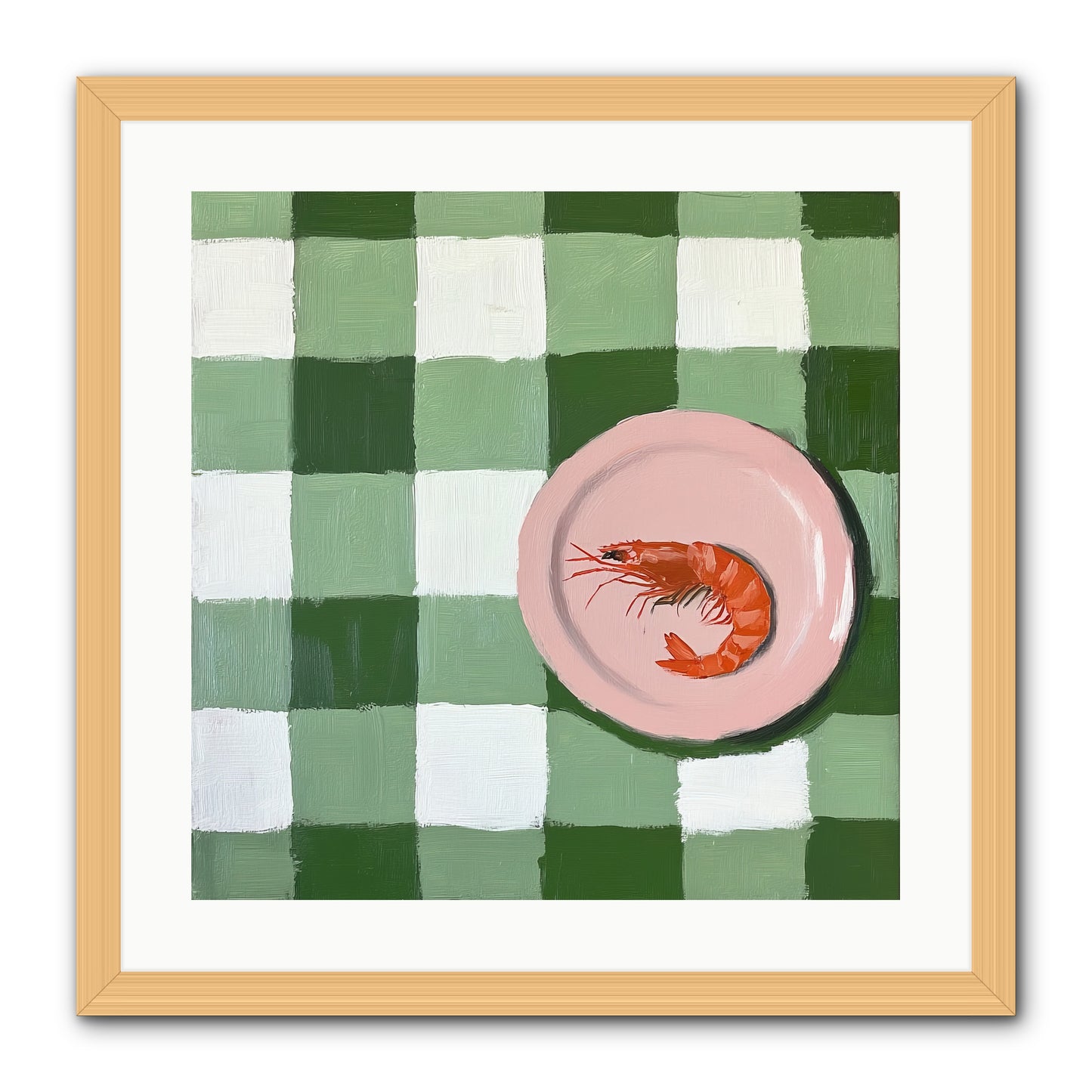 Harbor Prize -- Framed Print - Natural 20x20