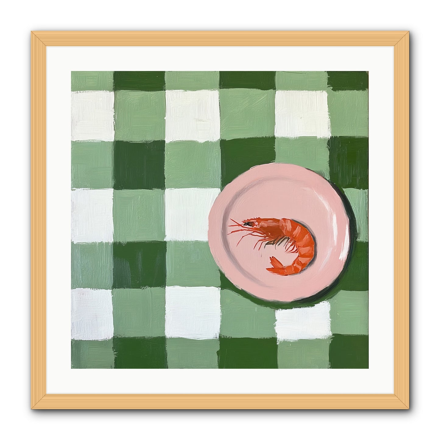 Harbor Prize -- Framed Print - Natural 24x24