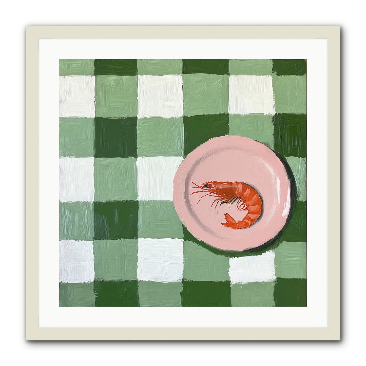 Harbor Prize -- Framed Print - White 24x24
