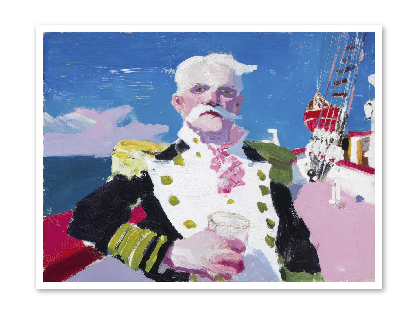 Harbor Watch -- Loose Canvas Print 48x36
