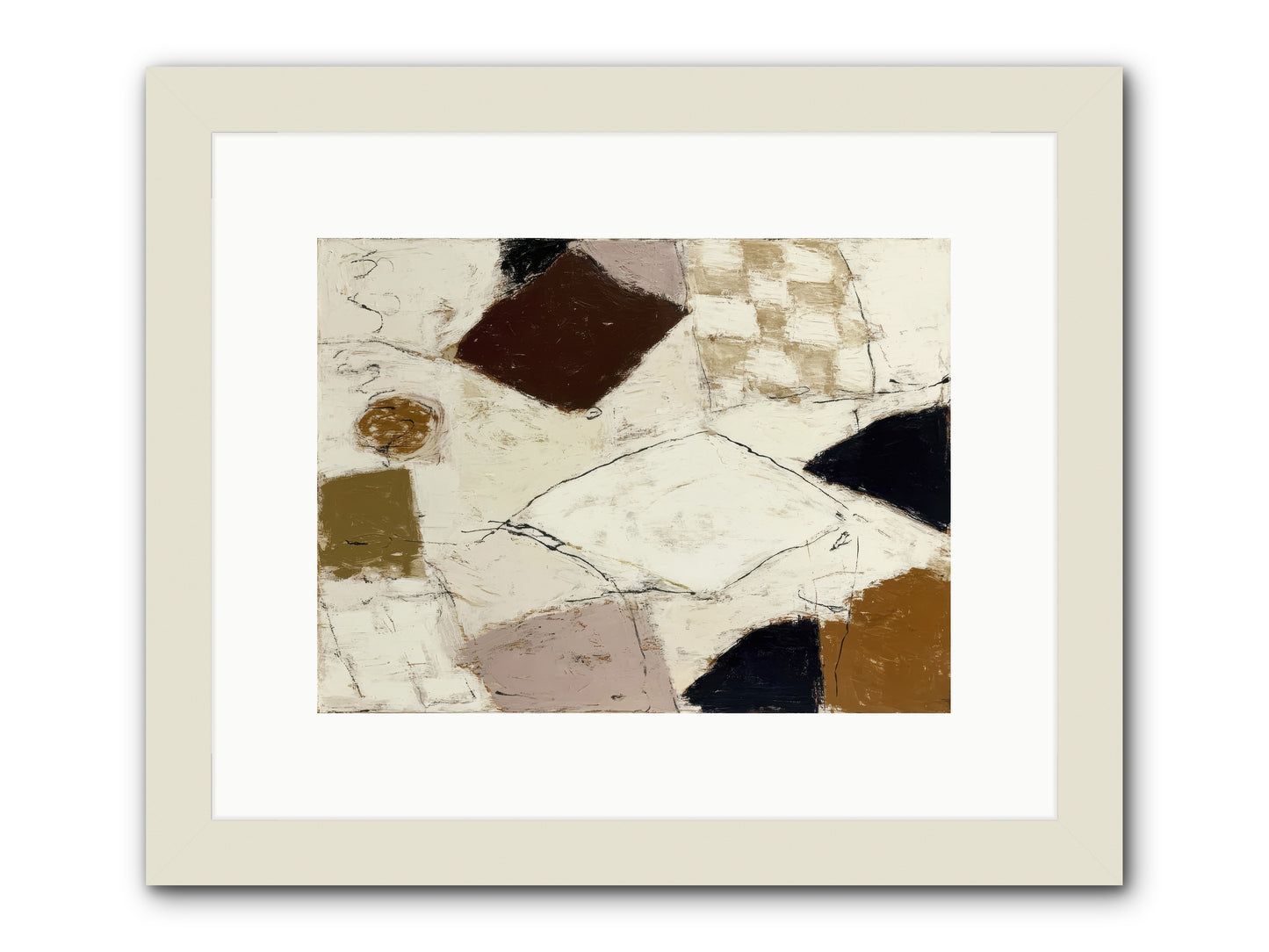 Harbored -- Framed Print - White 12x9