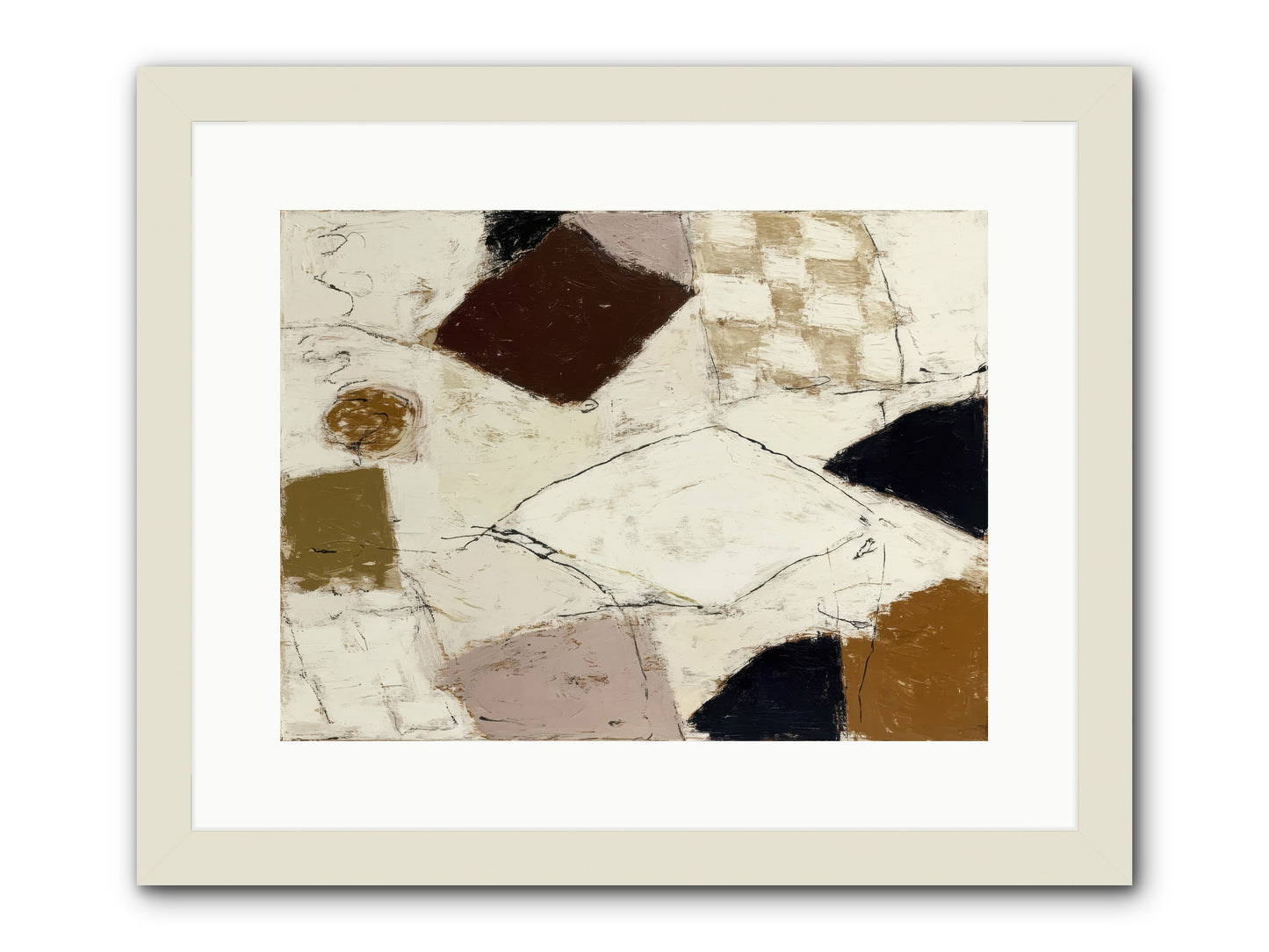 Harbored -- Framed Print - White 16x12