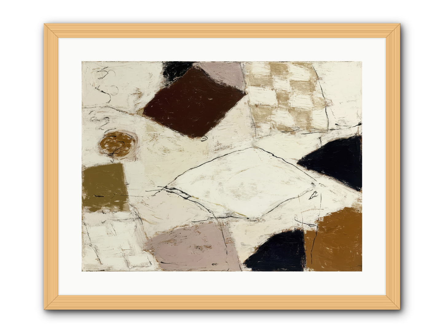 Harbored -- Framed Print - Natural 24x18