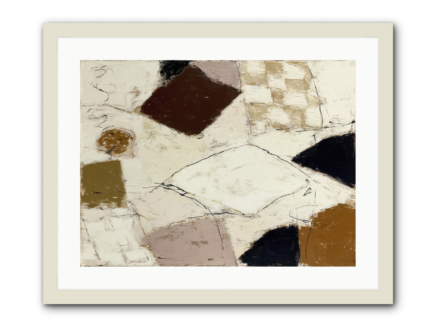 Harbored -- Framed Print - White 24x18