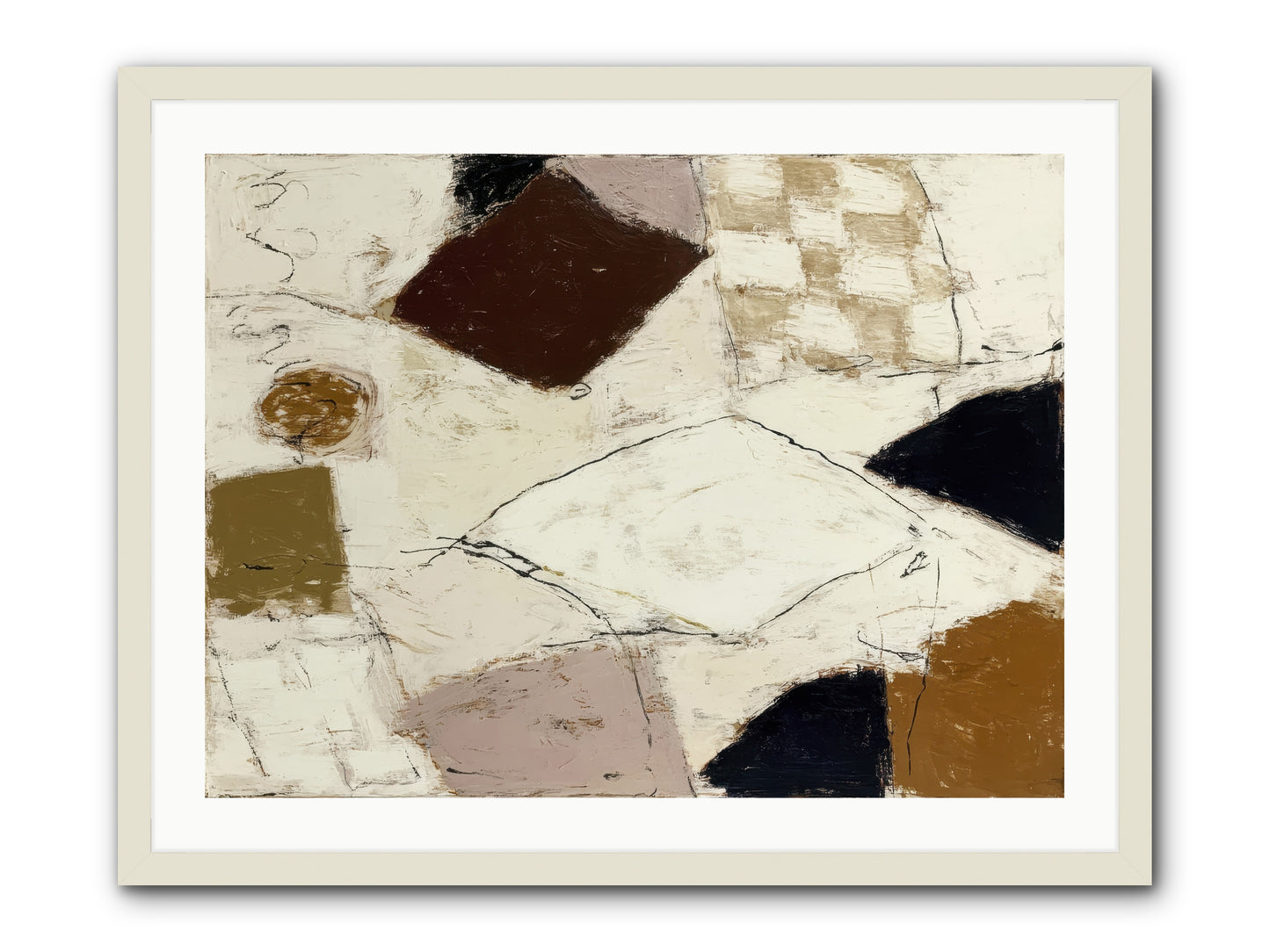 Harbored -- Framed Print - White 32x24