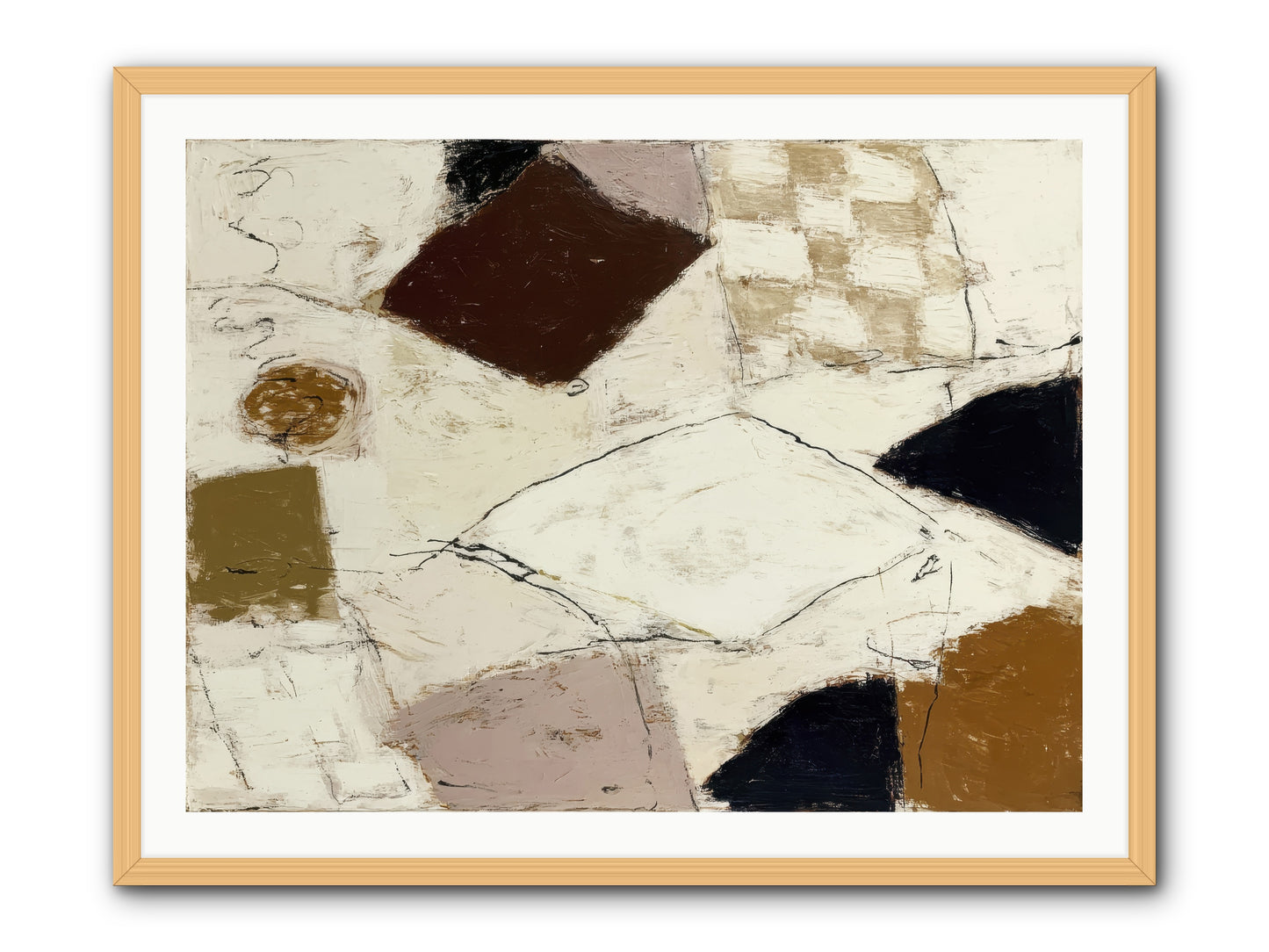 Harbored -- Framed Print - Natural 40x30