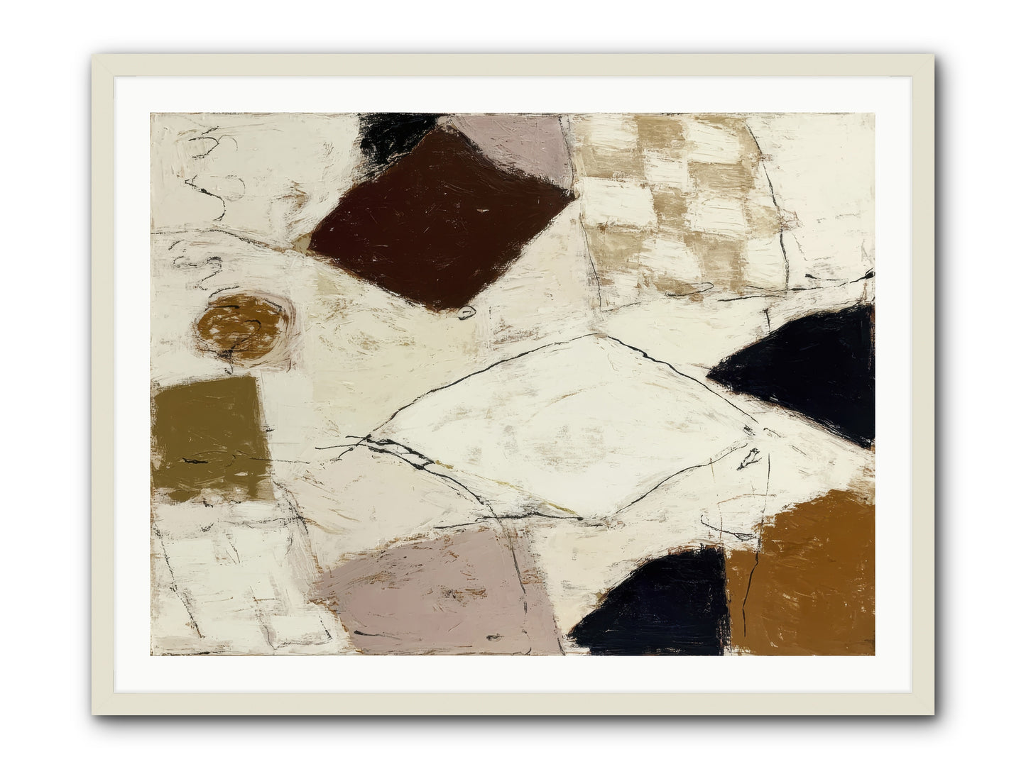 Harbored -- Framed Print - White 40x30