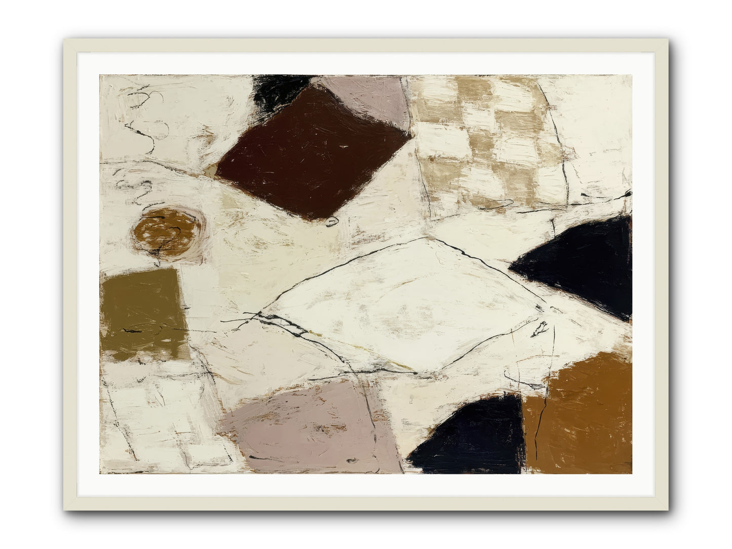 Harbored -- Framed Print - White 48x36