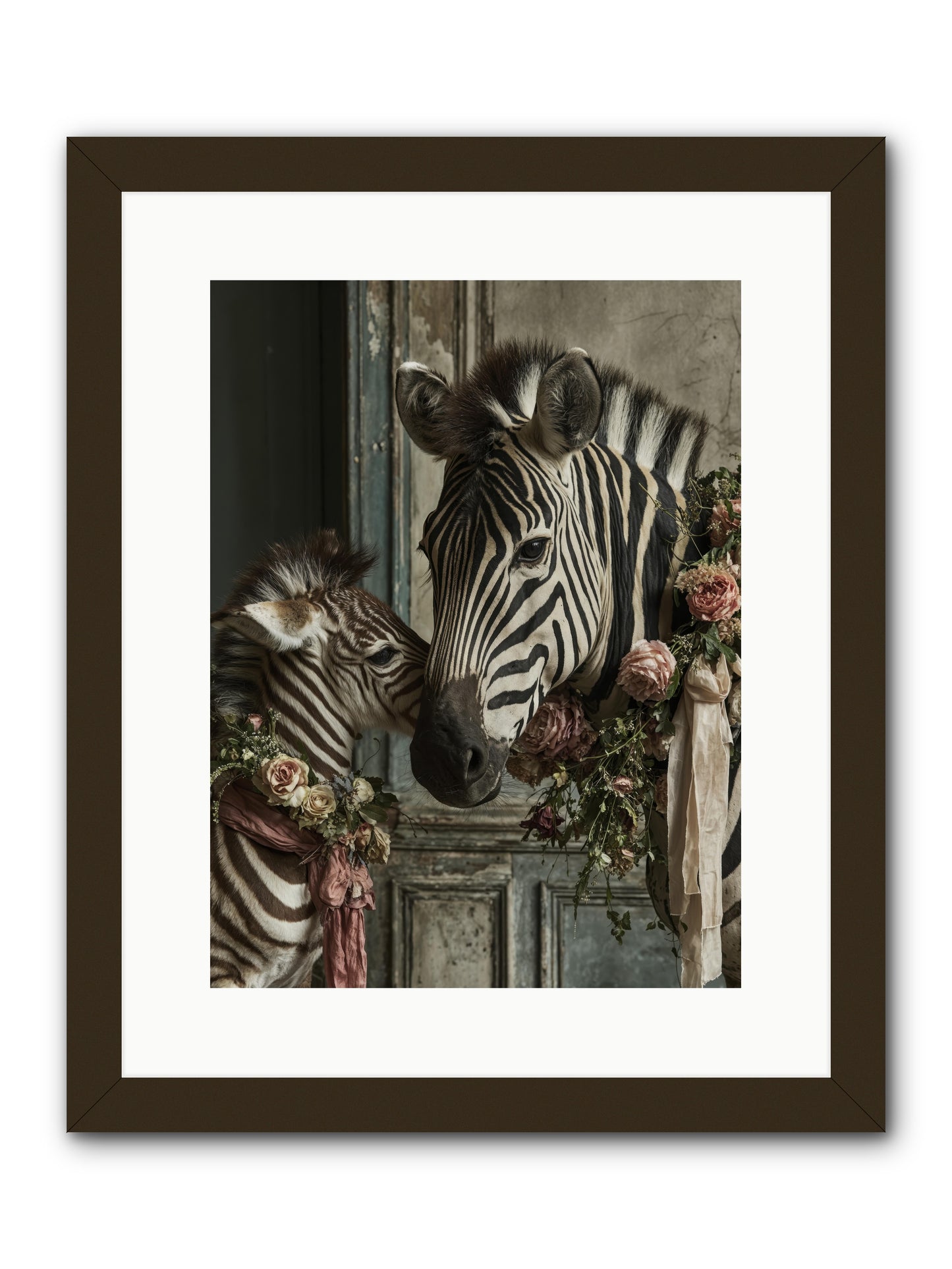 Hariette -- Framed Print - Black 12x16