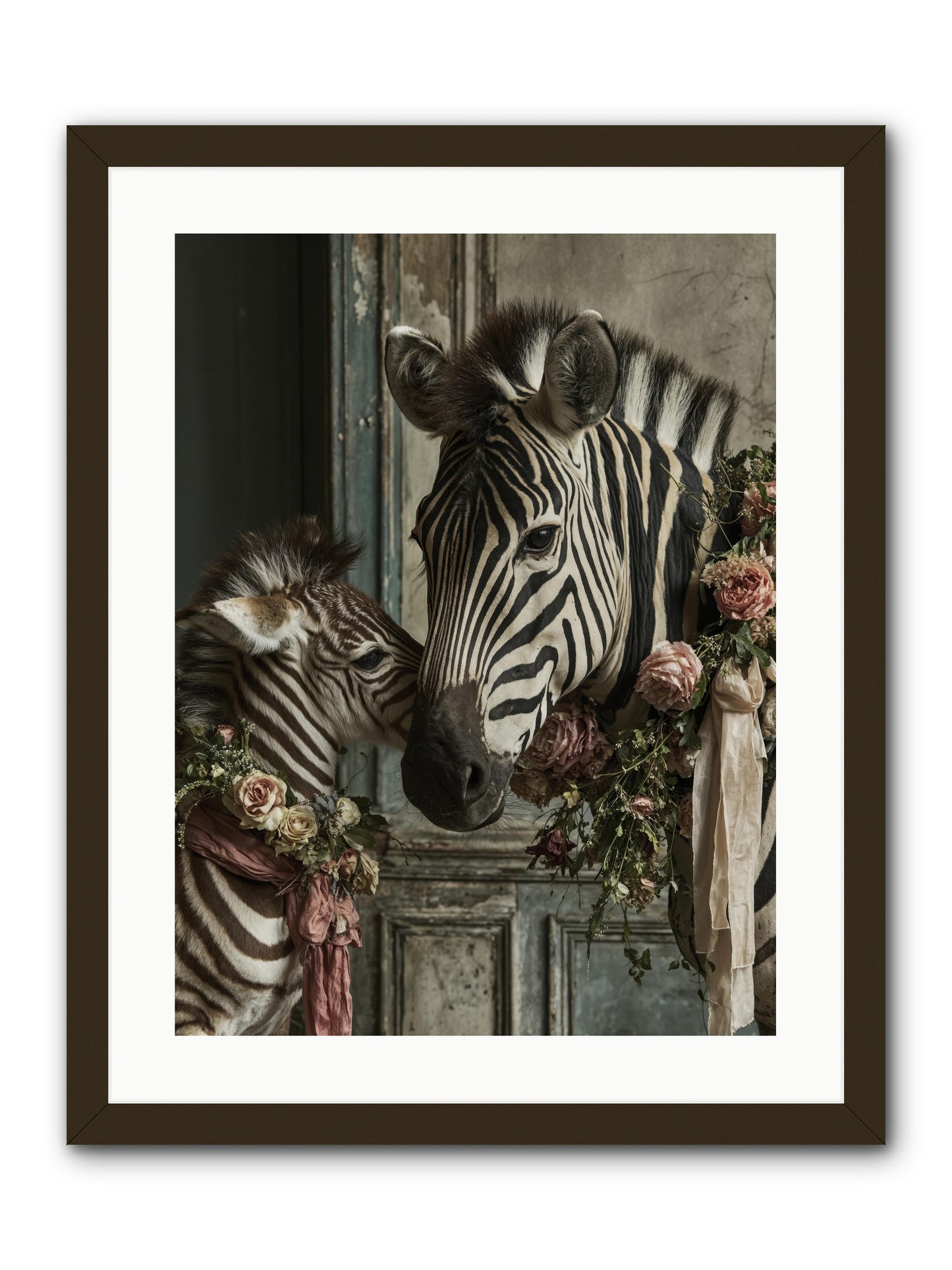 Hariette -- Framed Print - Black 18x24