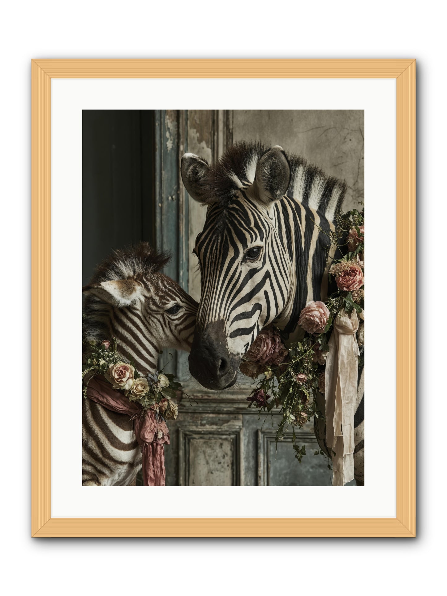 Hariette -- Framed Print - Natural 18x24