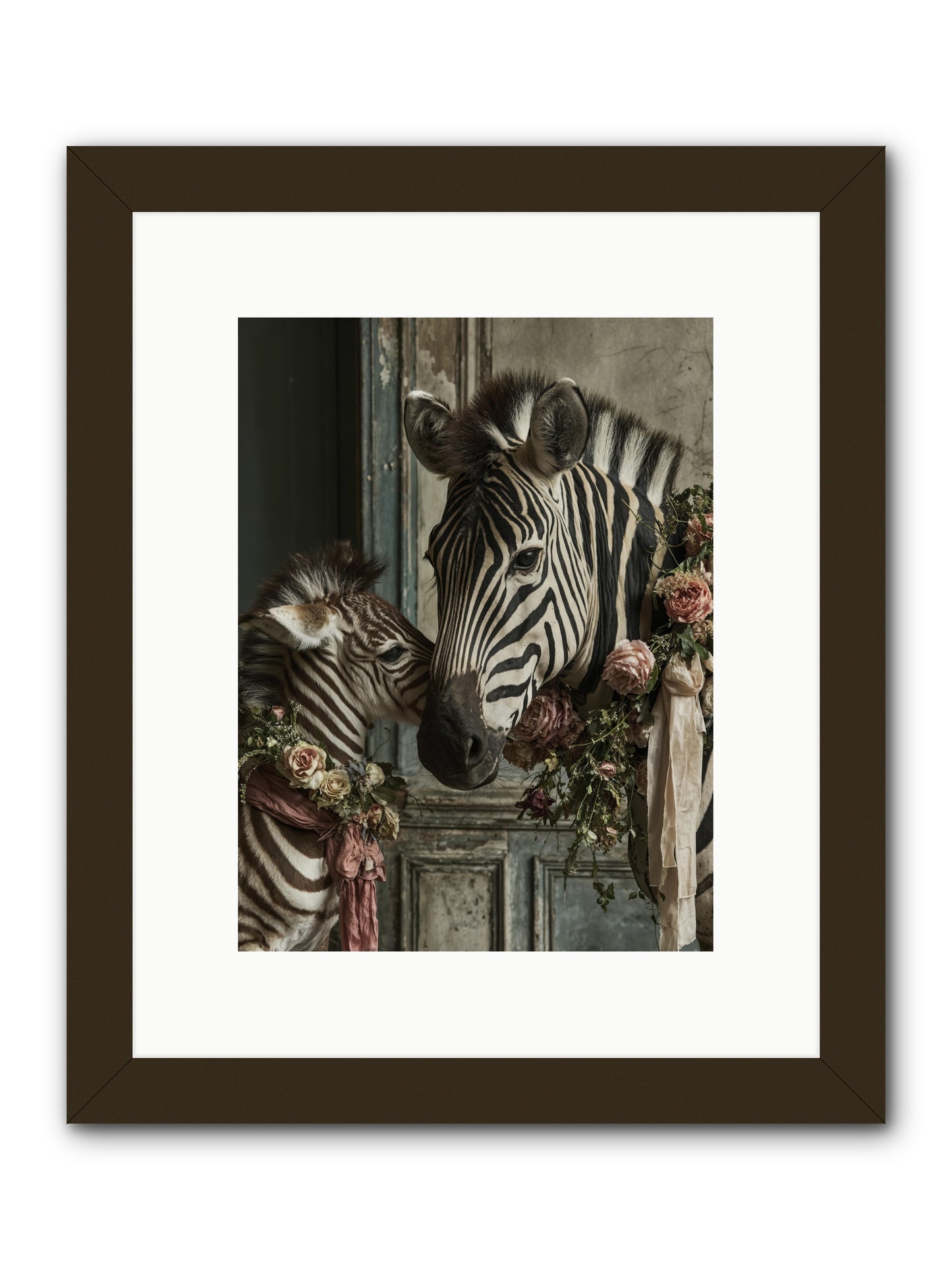 Hariette -- Framed Print - Black 9x12