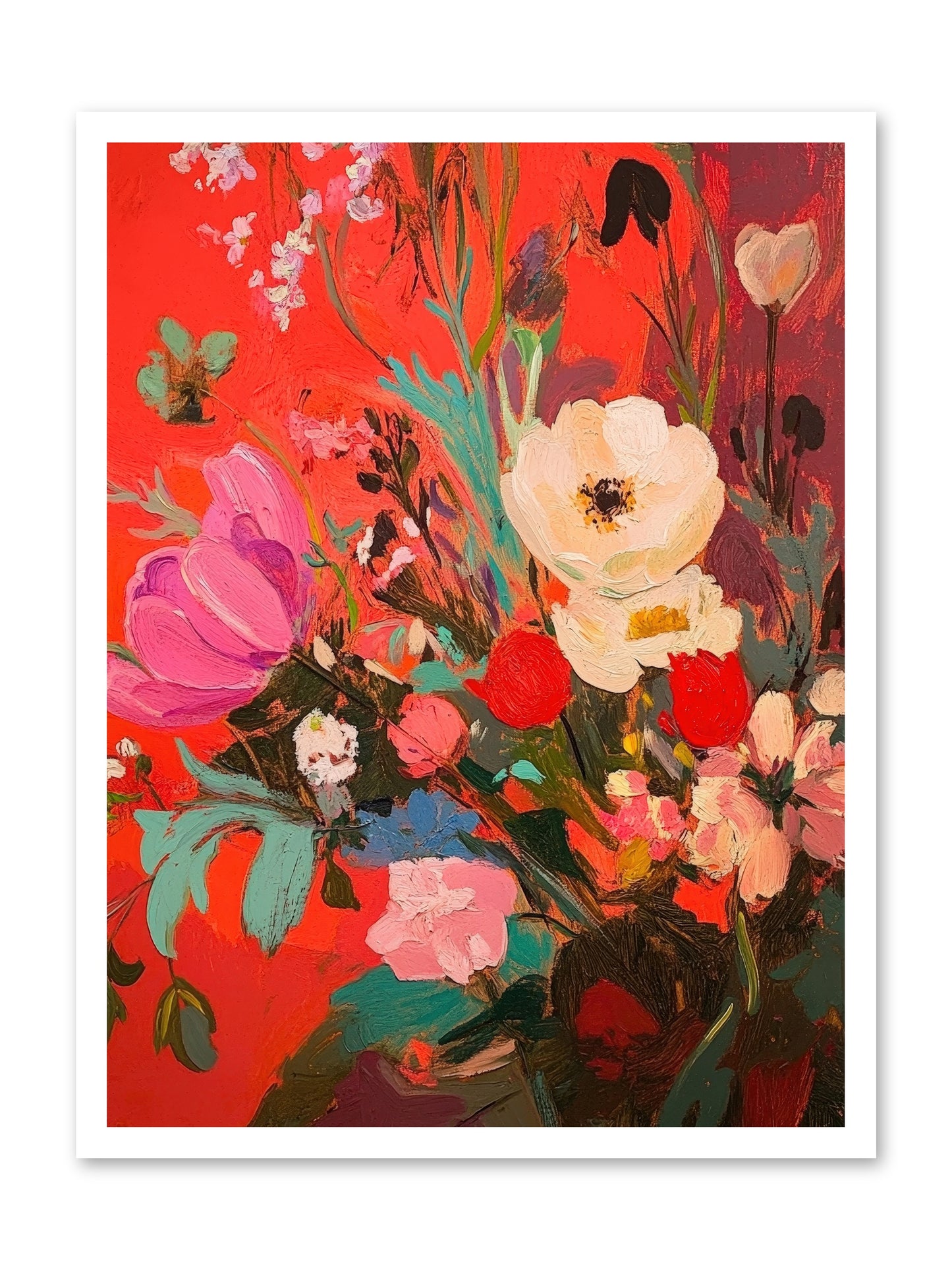 Harlequin Bijou-REZ -- Paper Print 24x32