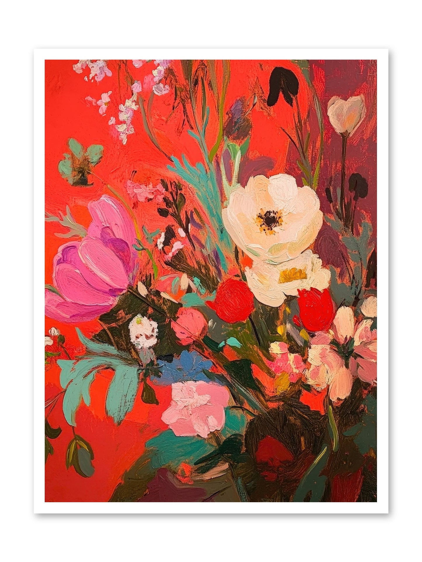 Harlequin Bijou-REZ -- Loose Canvas Print 30x40