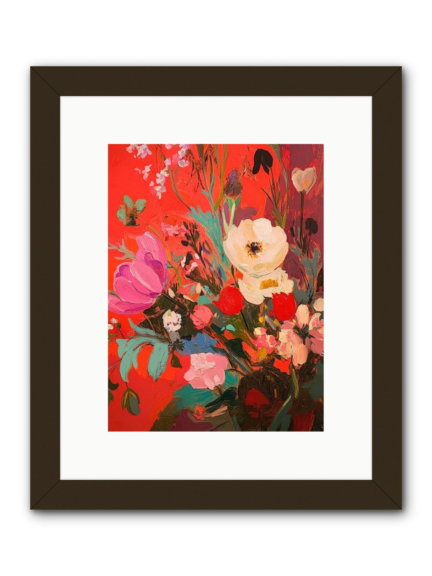 Harlequin Bijou-REZ -- Framed Print - Black 9x12