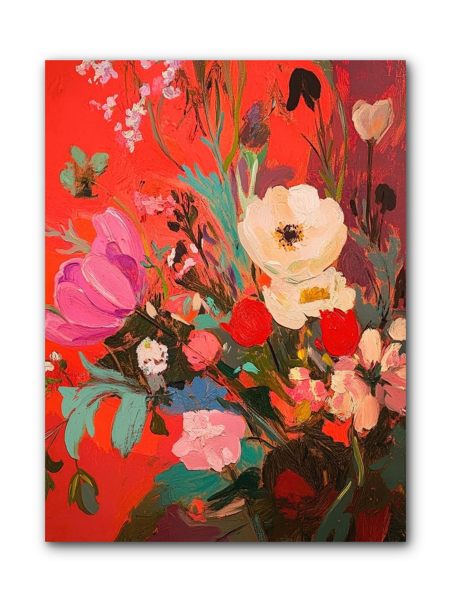 Harlequin Bijou-REZ -- Wrapped Canvas 9x12