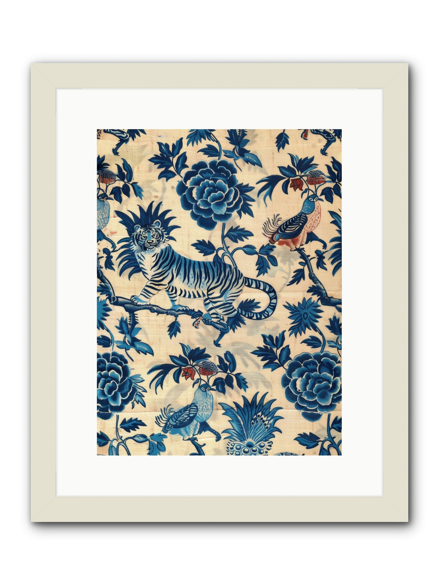 Harlowe -- Framed Print - White 12x16