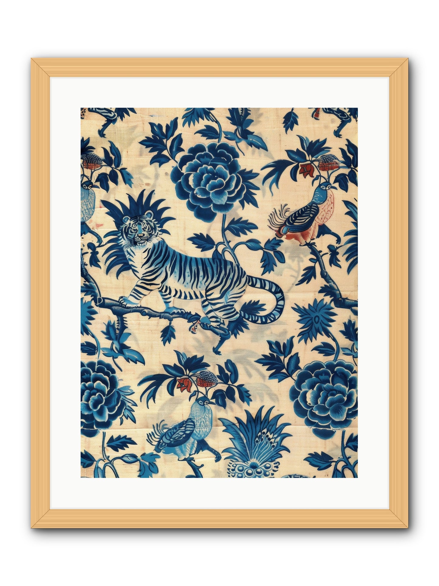 Harlowe -- Framed Print - Natural 18x24
