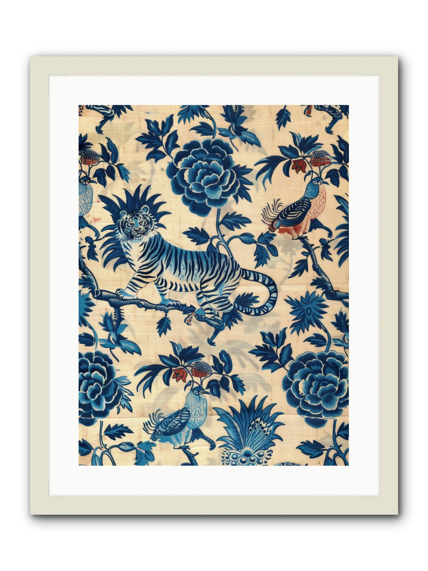 Harlowe -- Framed Print - White 18x24