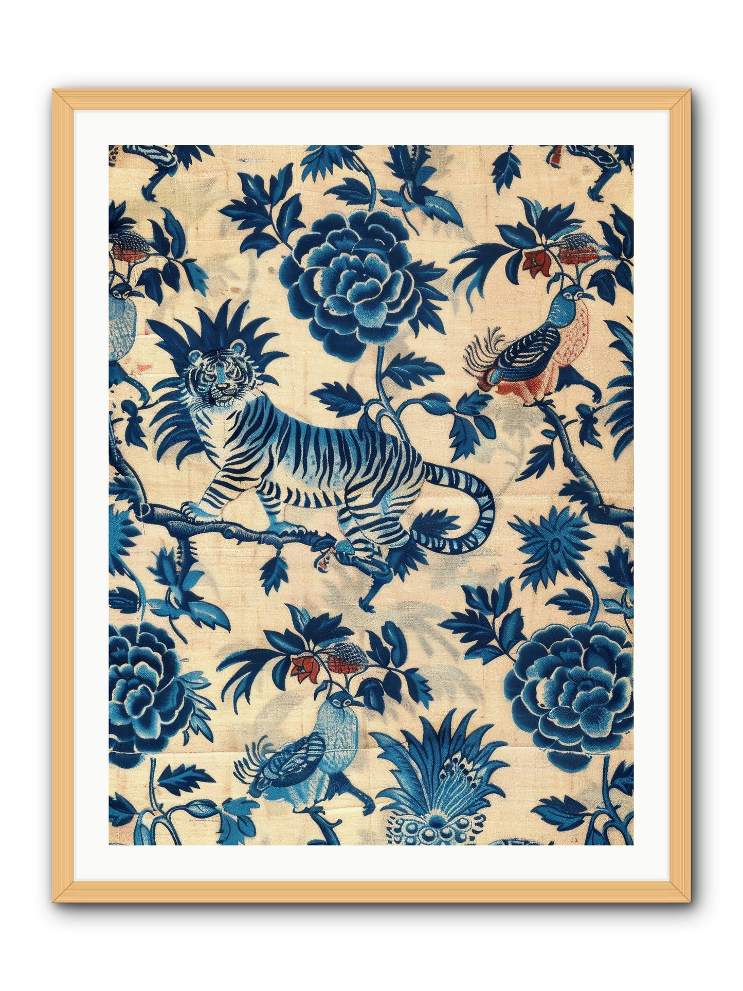 Harlowe -- Framed Print - Natural 30x40