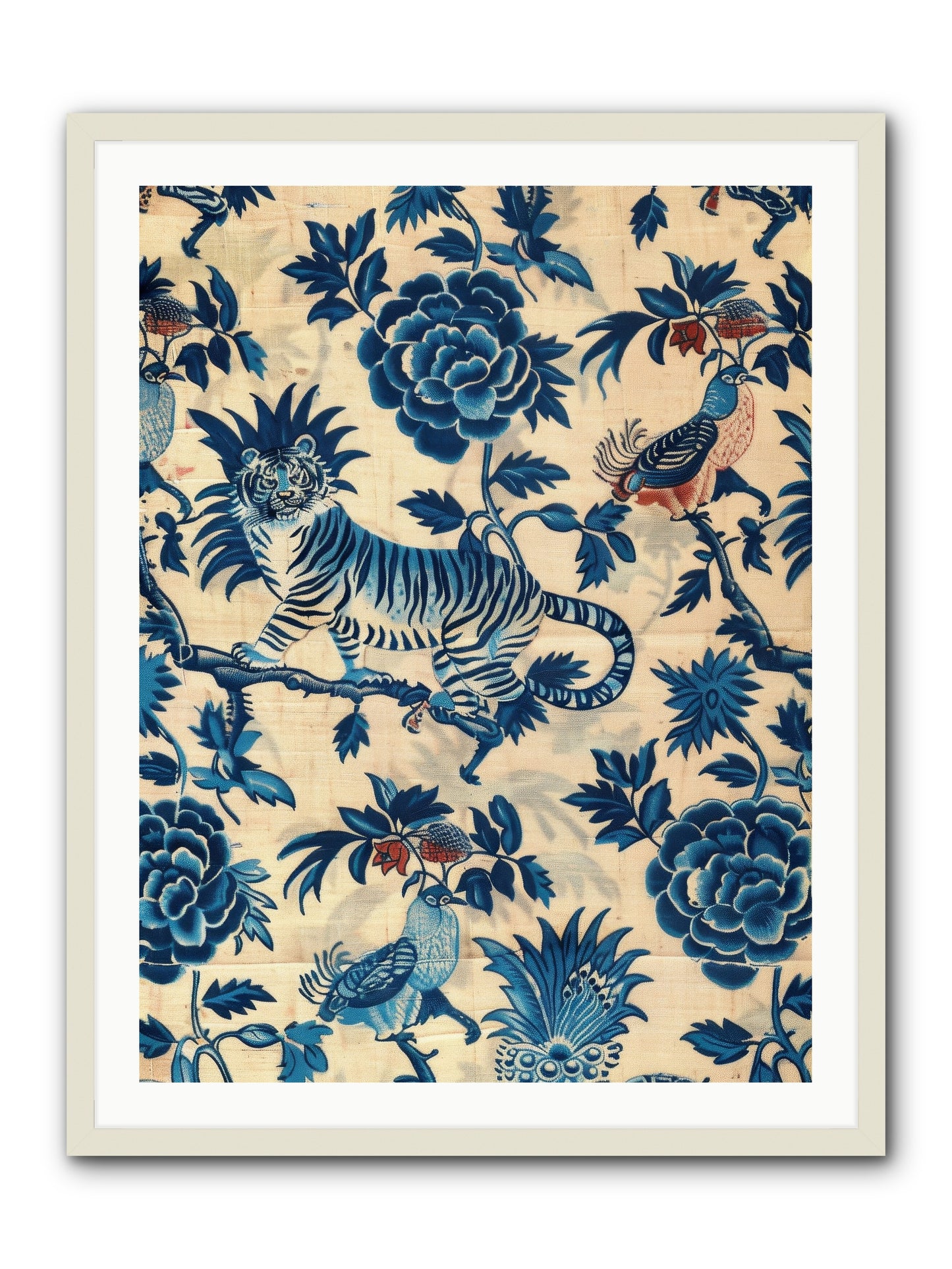 Harlowe -- Framed Print - White 30x40
