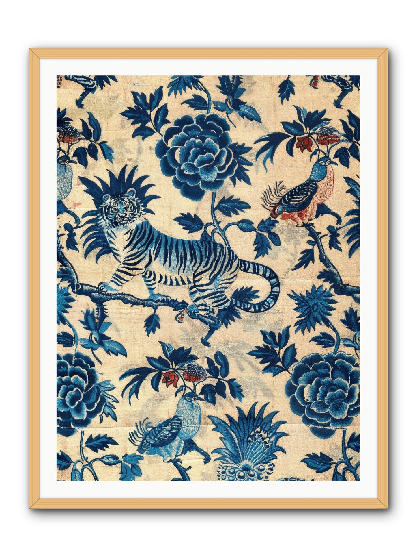 Harlowe -- Framed Print - Natural 36x48