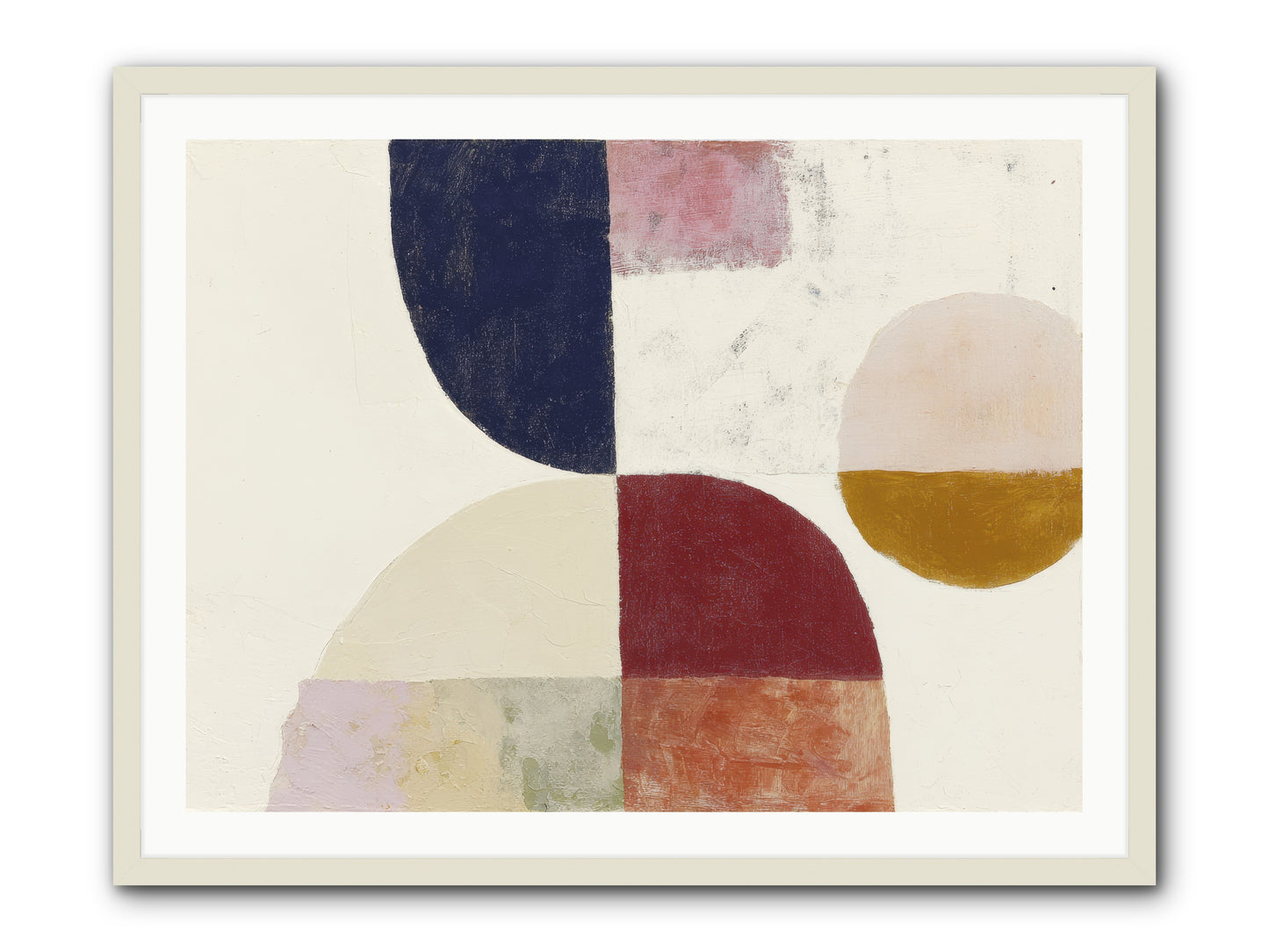 Harrow Gleam -- Framed Print - White 40x30